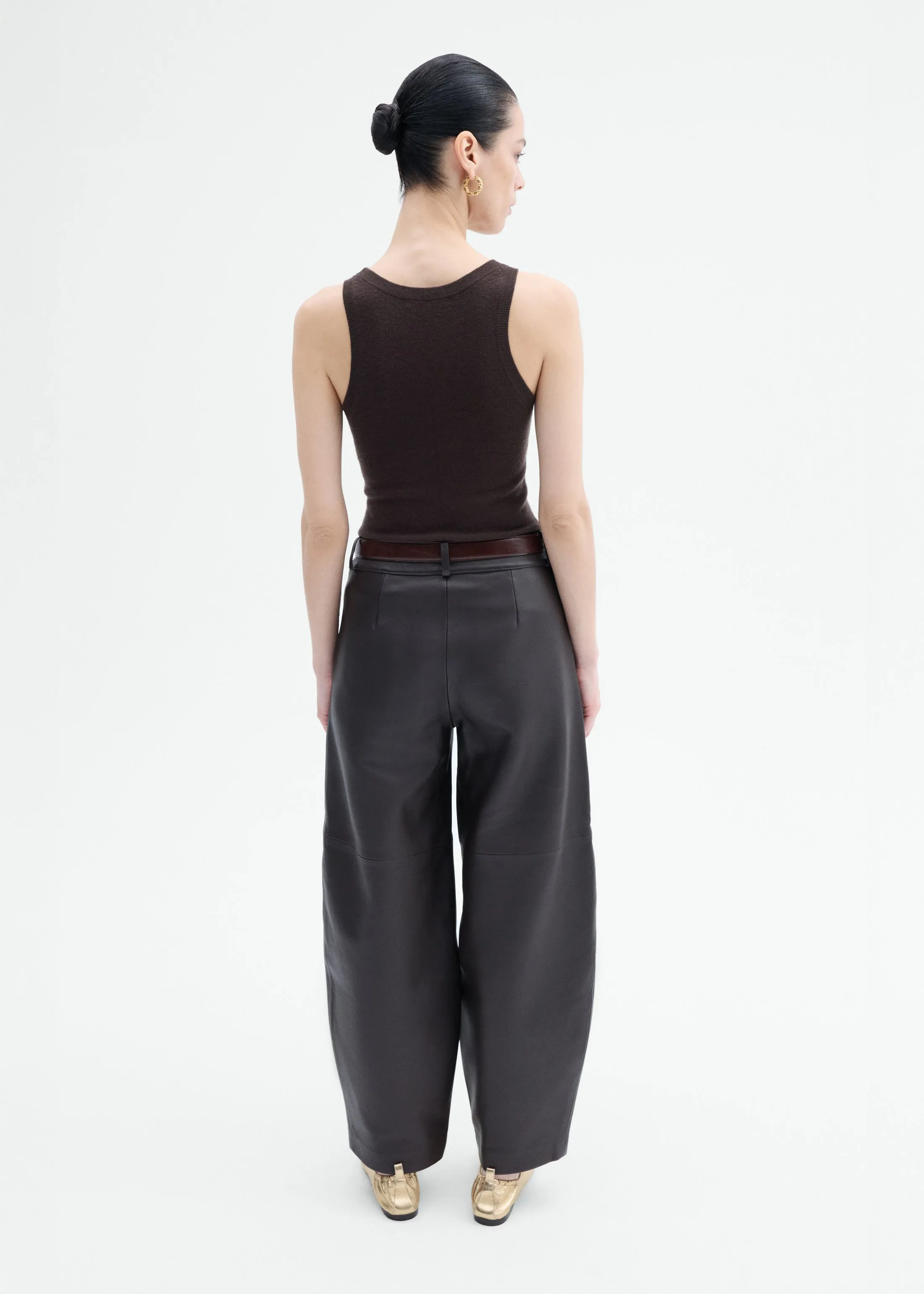 Tank Top in Fine Cashmere - Chocolate sold by CO product image thumbnail 5