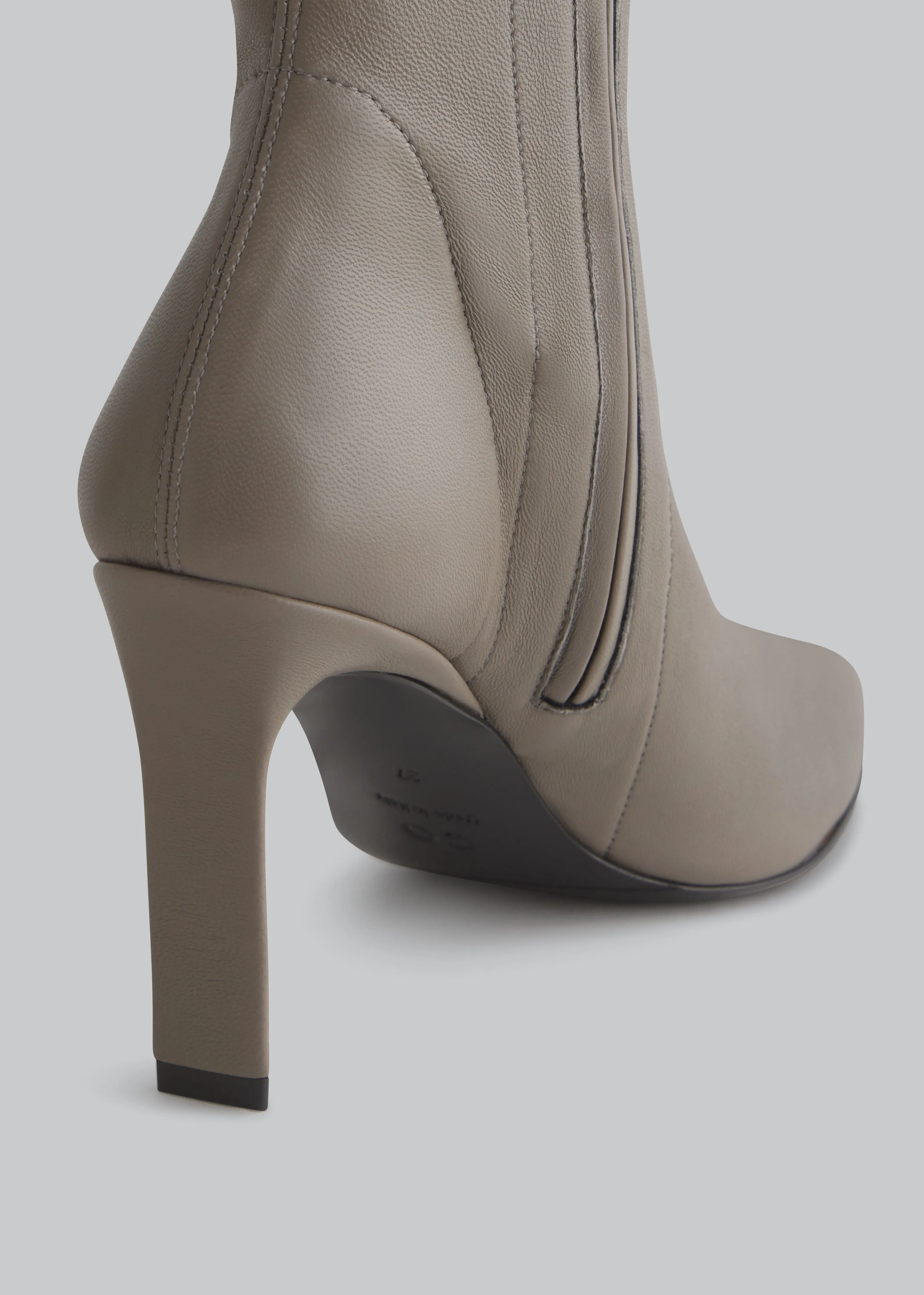 Pointed Stretch Leather Heel in Grey sold by CO product image thumbnail 3