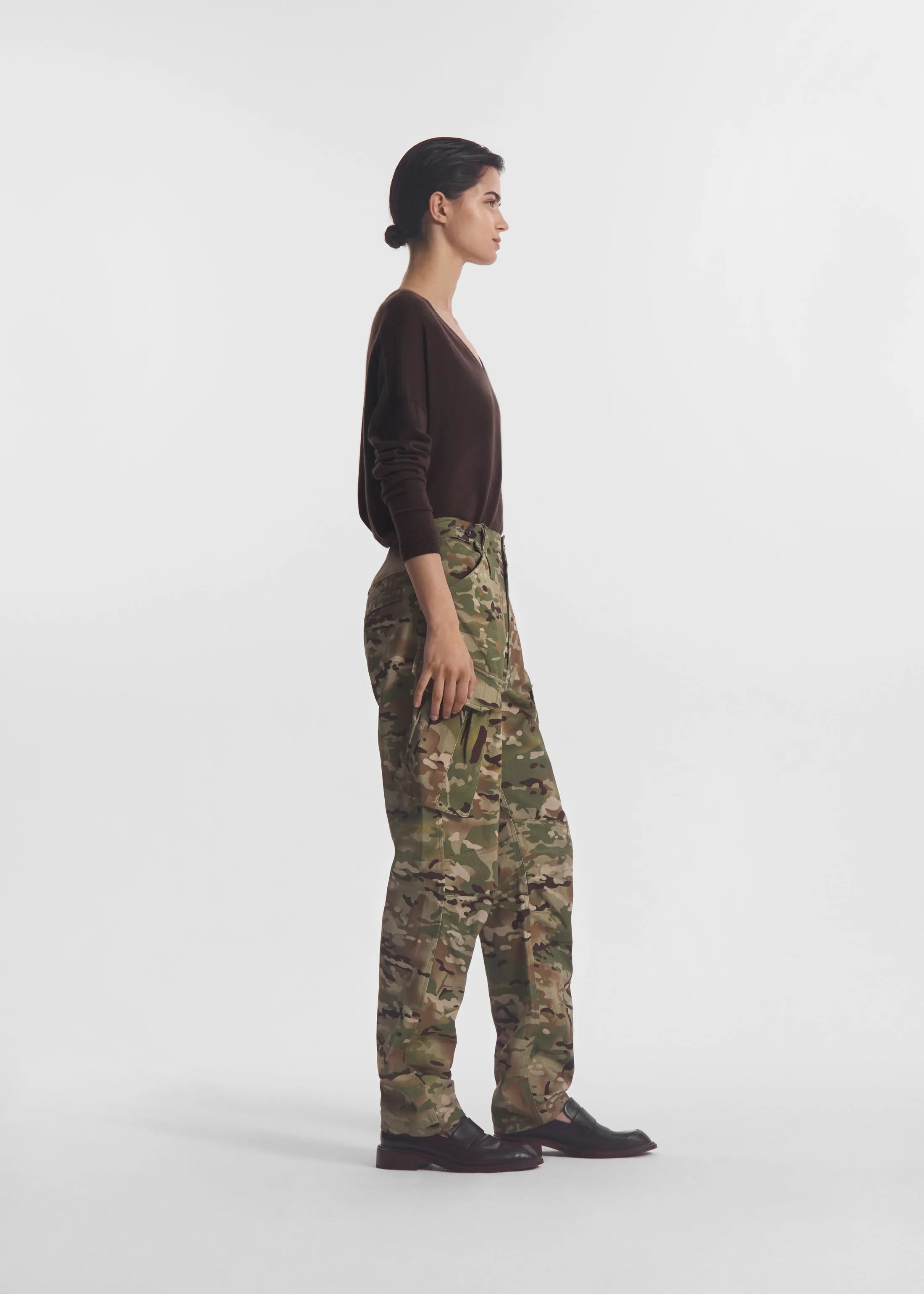 Military Pant in Cotton Twill - Camo Multi sold by CO product image thumbnail 4