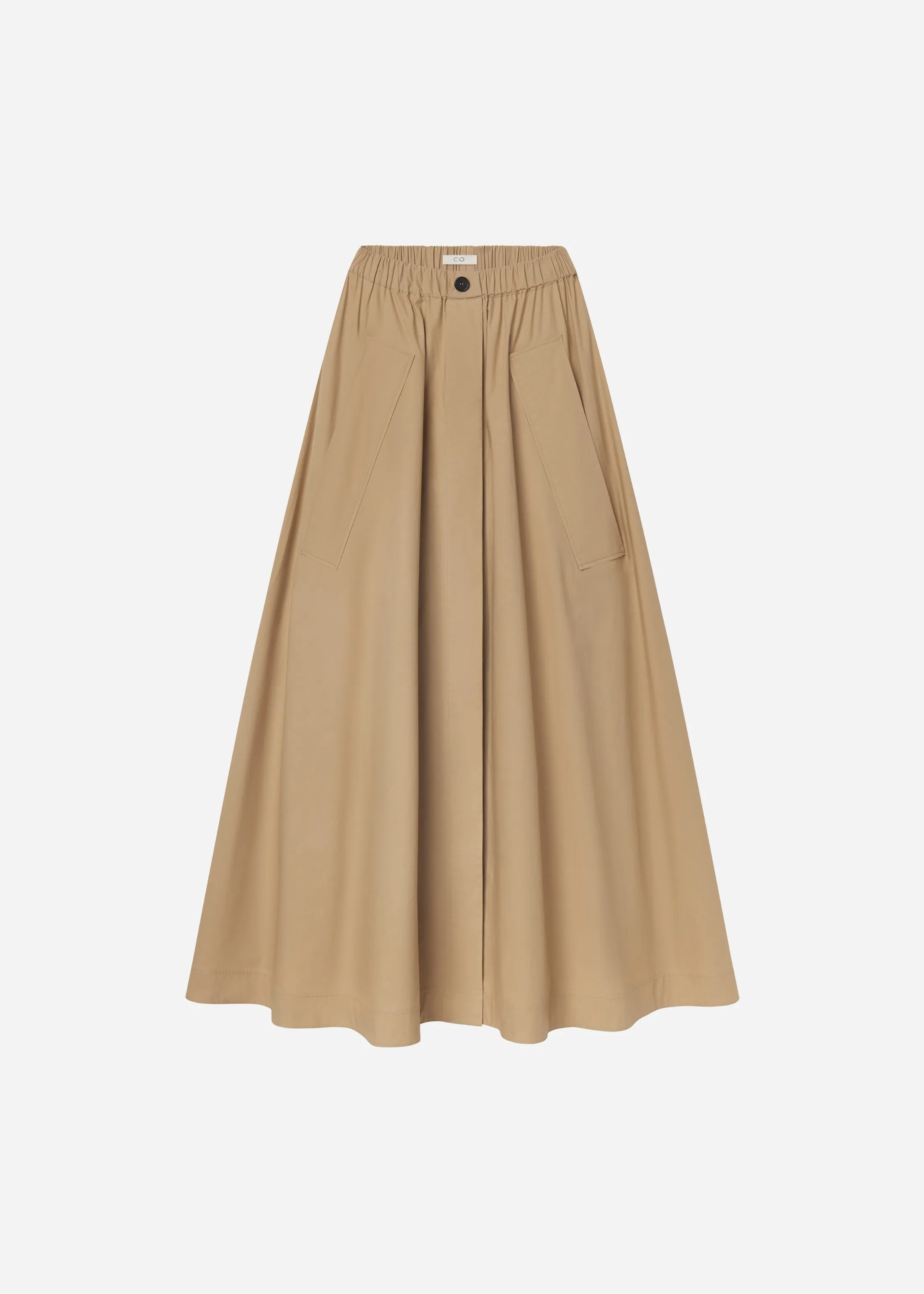 Parachute Skirt in Cotton Poplin - Camel sold by CO product image thumbnail 5