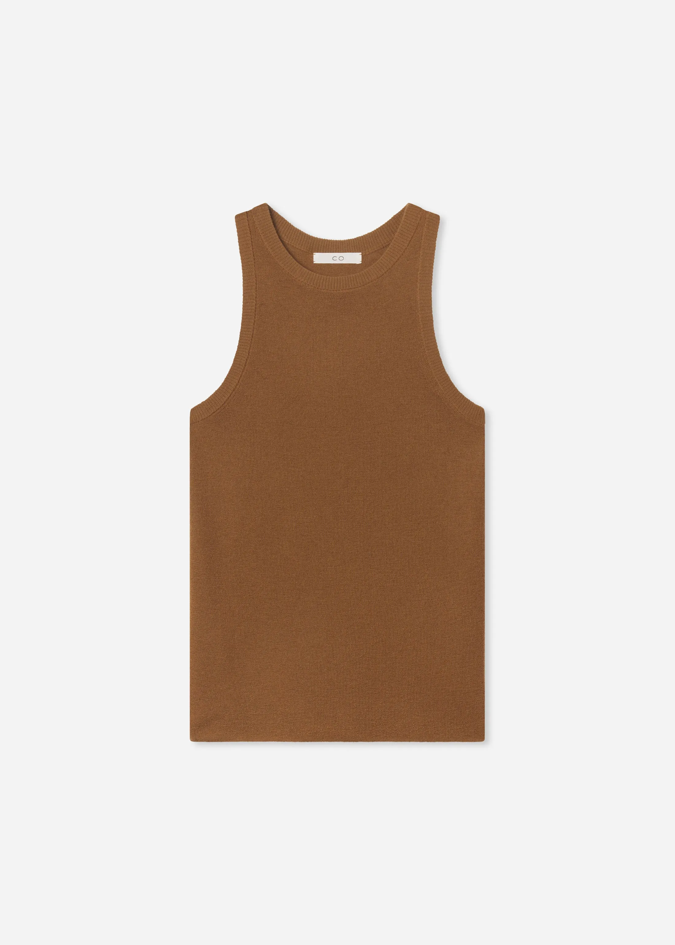 Tank Top in Fine Cashmere - Ginger sold by CO product image thumbnail 5