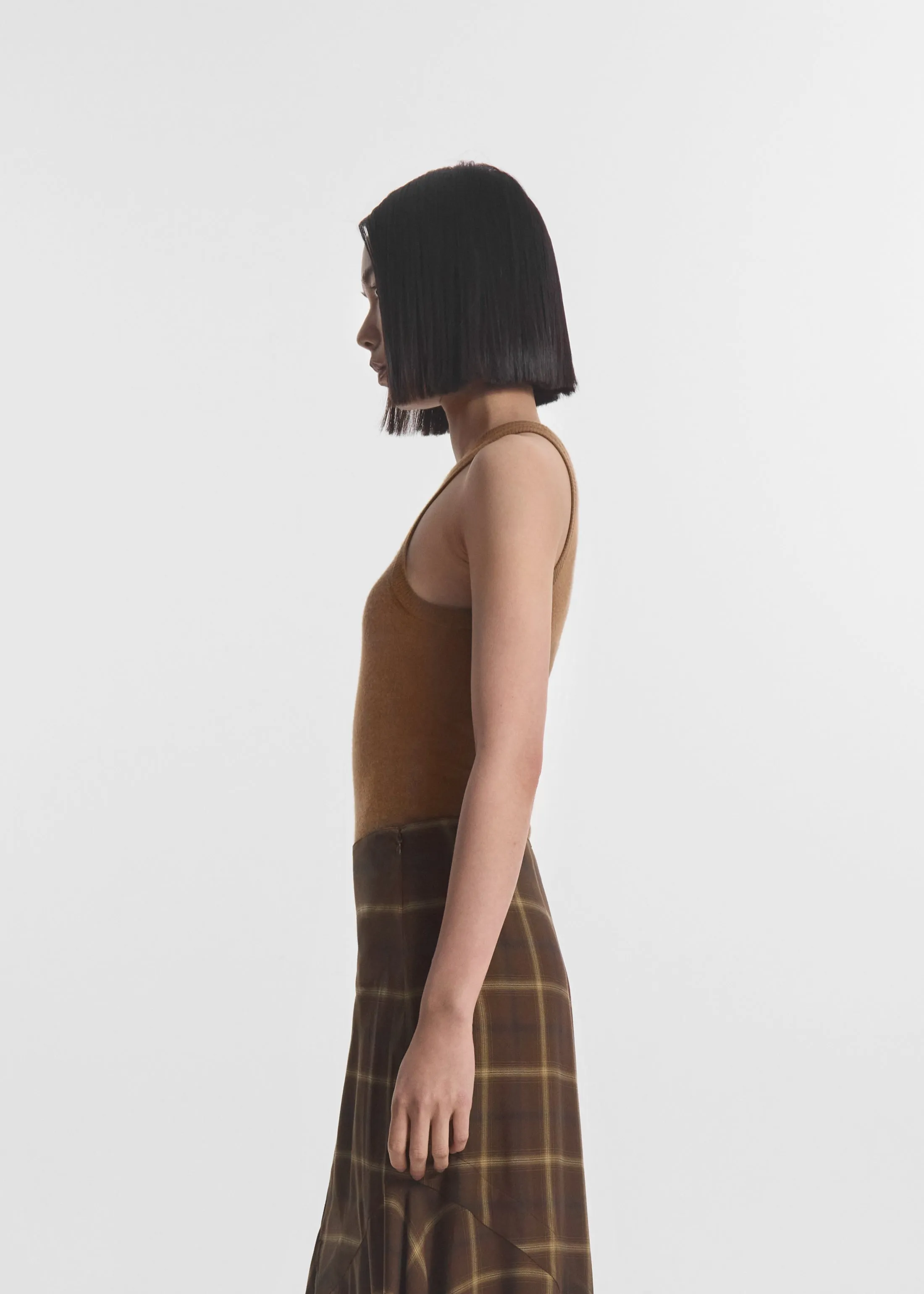 Tank Top in Fine Cashmere - Ginger sold by CO product image thumbnail 2