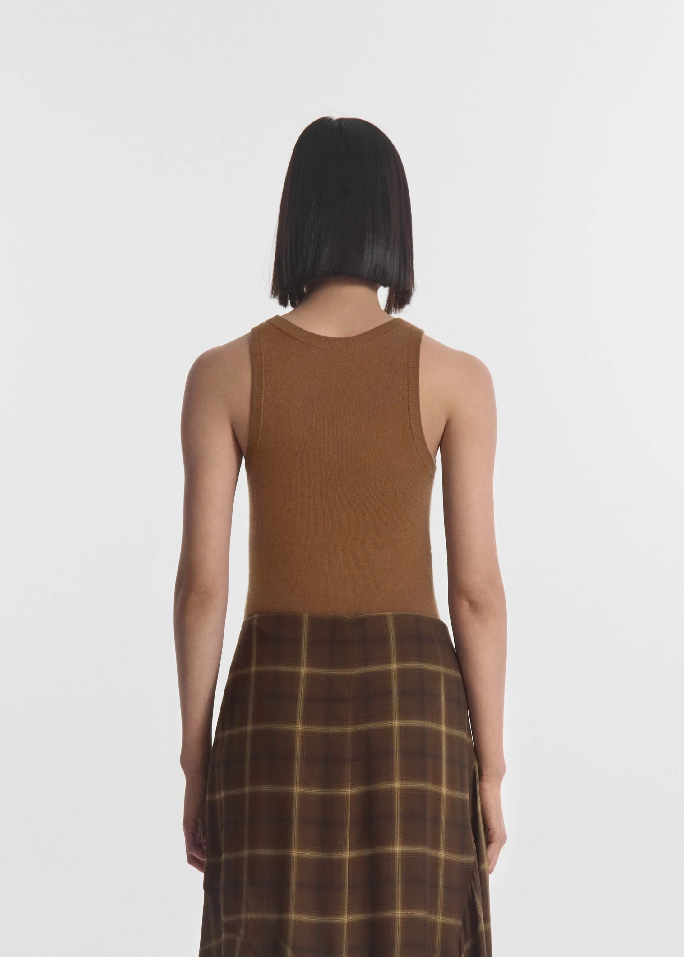 Tank Top in Fine Cashmere - Ginger sold by CO product image thumbnail 4
