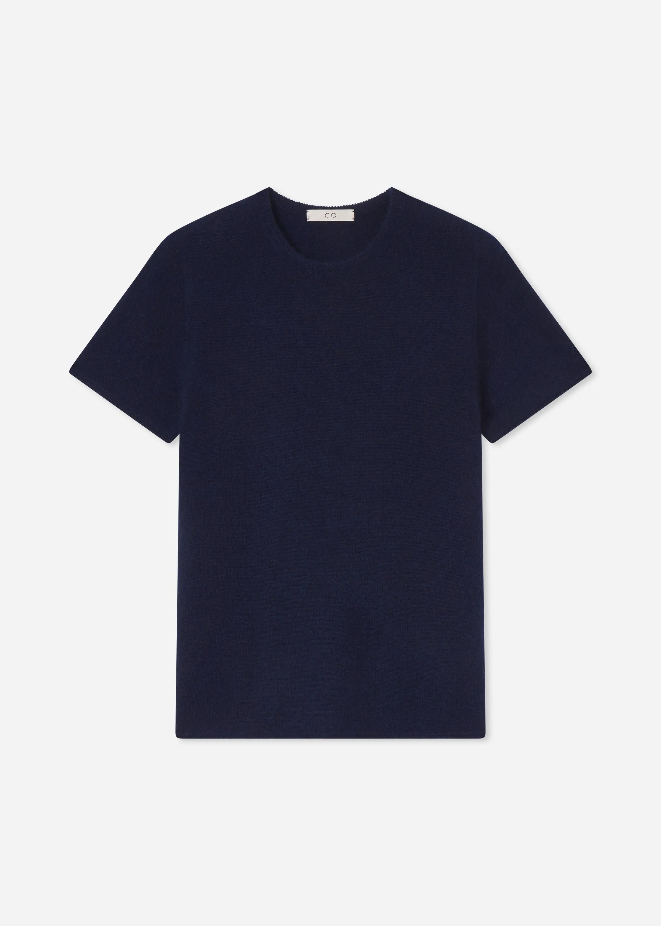 Short Sleeve T-Shirt in Cashmere Silk - Eclipse sold by CO product image thumbnail 5