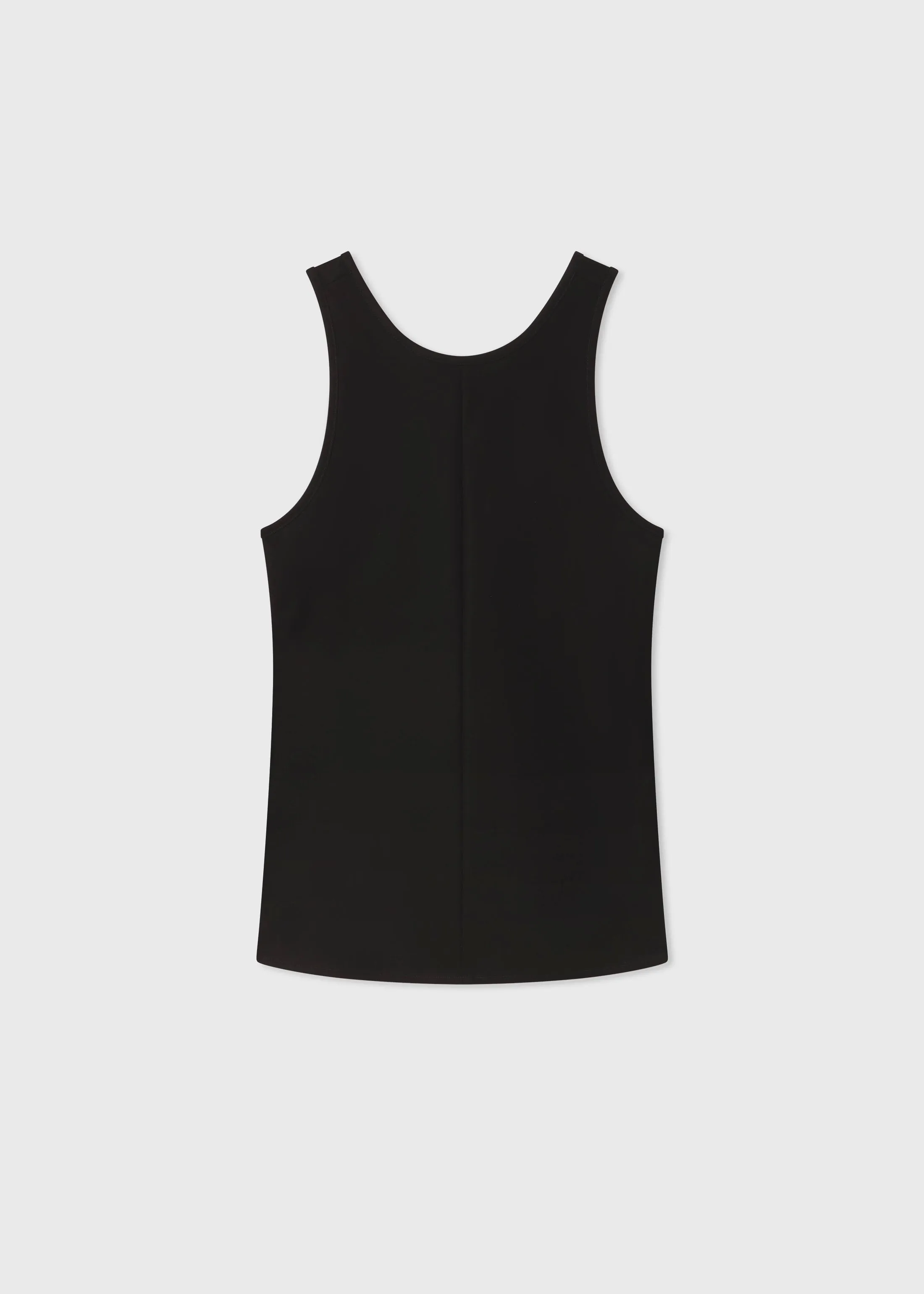 Racer Back Tank in Cotton - Black sold by CO