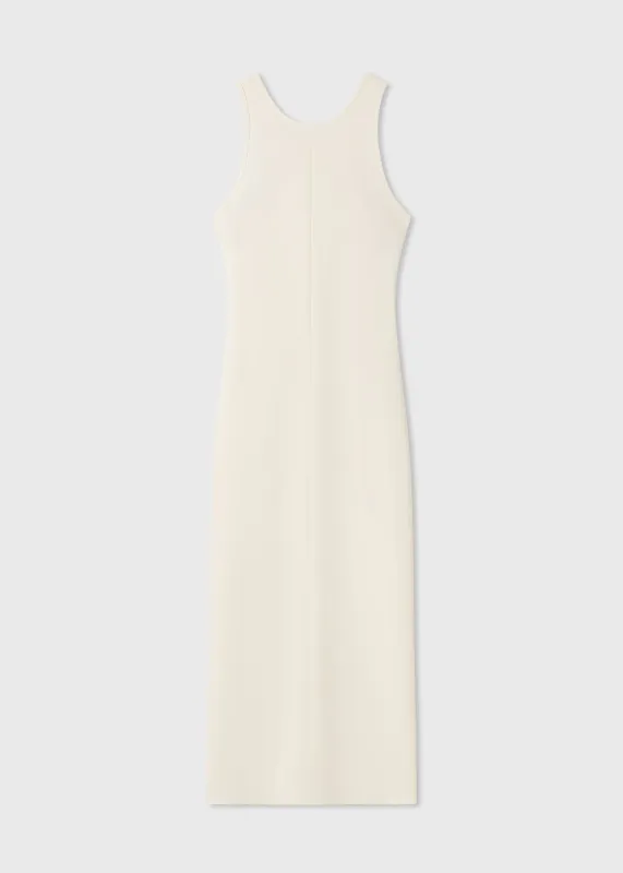 Racer Back Tank Dress in Cotton - Milk made by CO