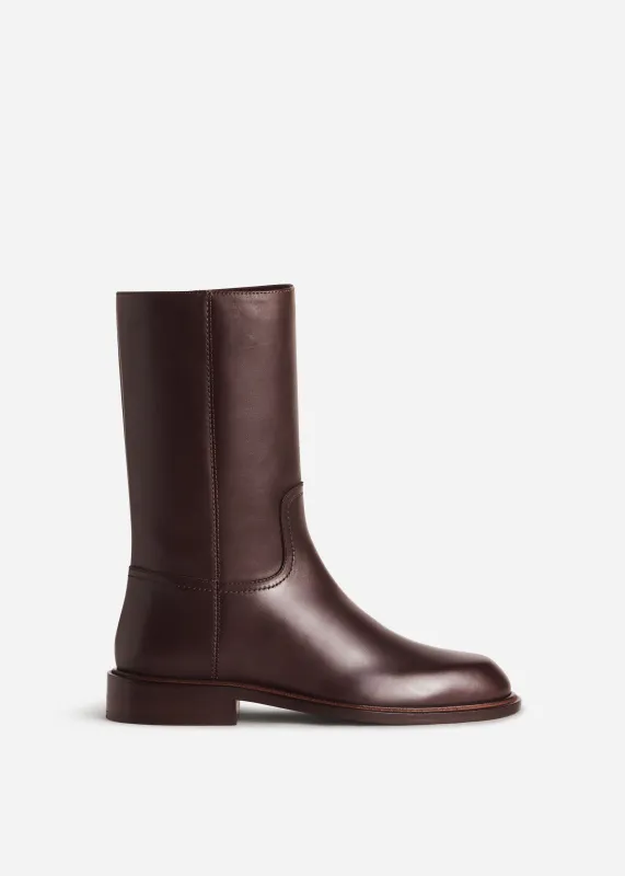 Front Seam Riding Boot - Chocolate made by CO