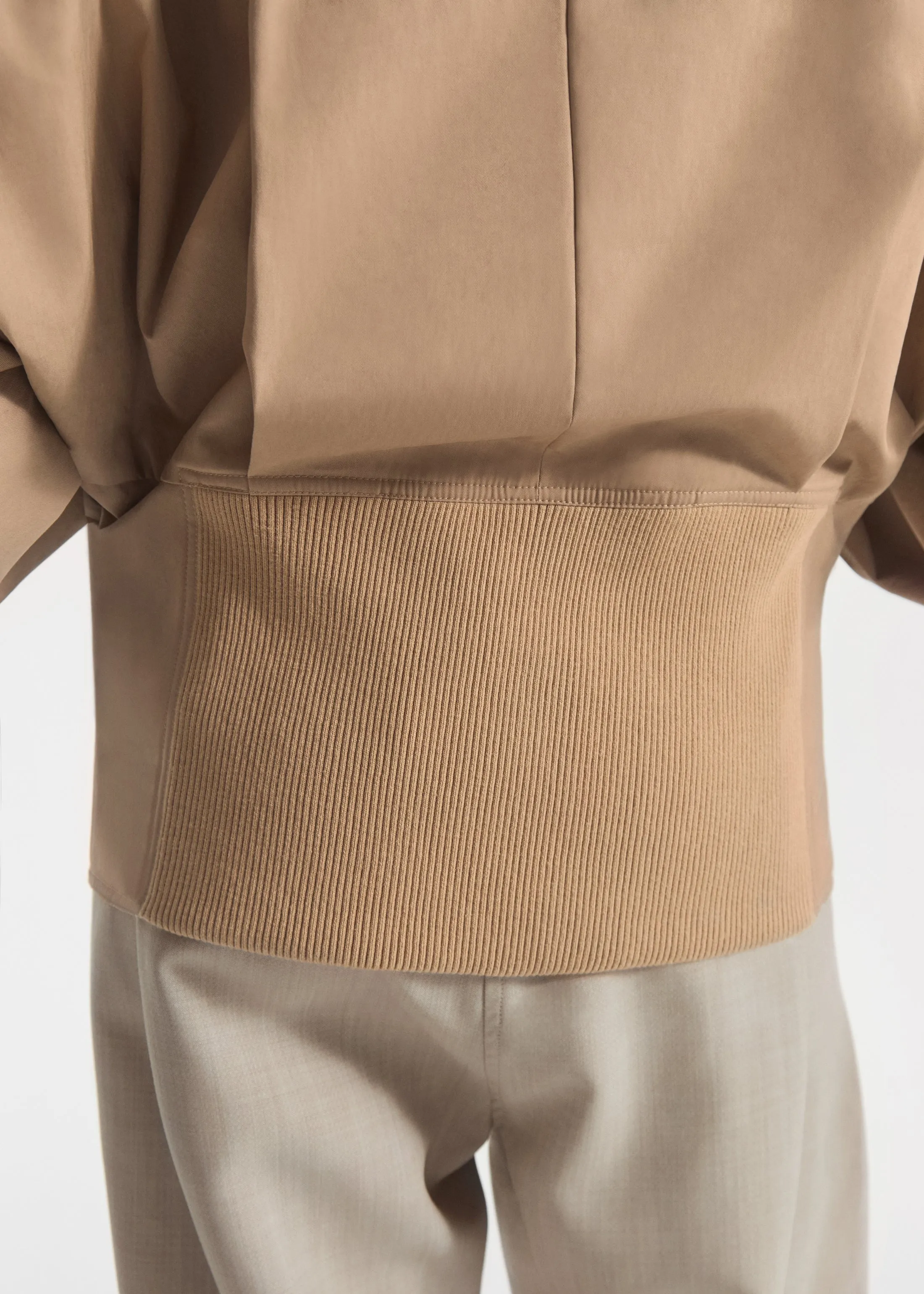 Wrap Jacket in Cotton Twill - Camel sold by CO product image thumbnail 3