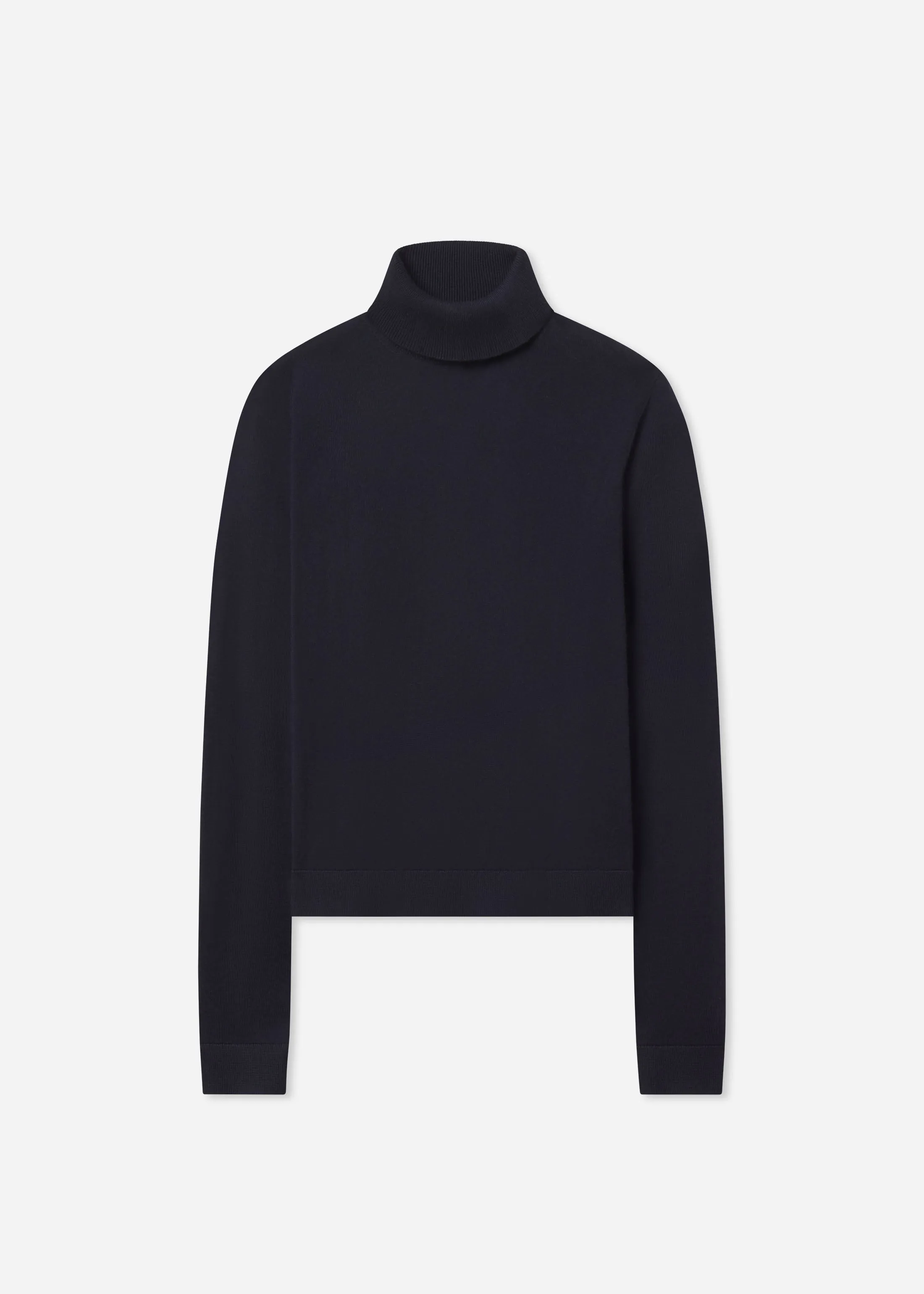 Slim Turtleneck in Fine Cashmere - Nocturne sold by CO product image thumbnail 5