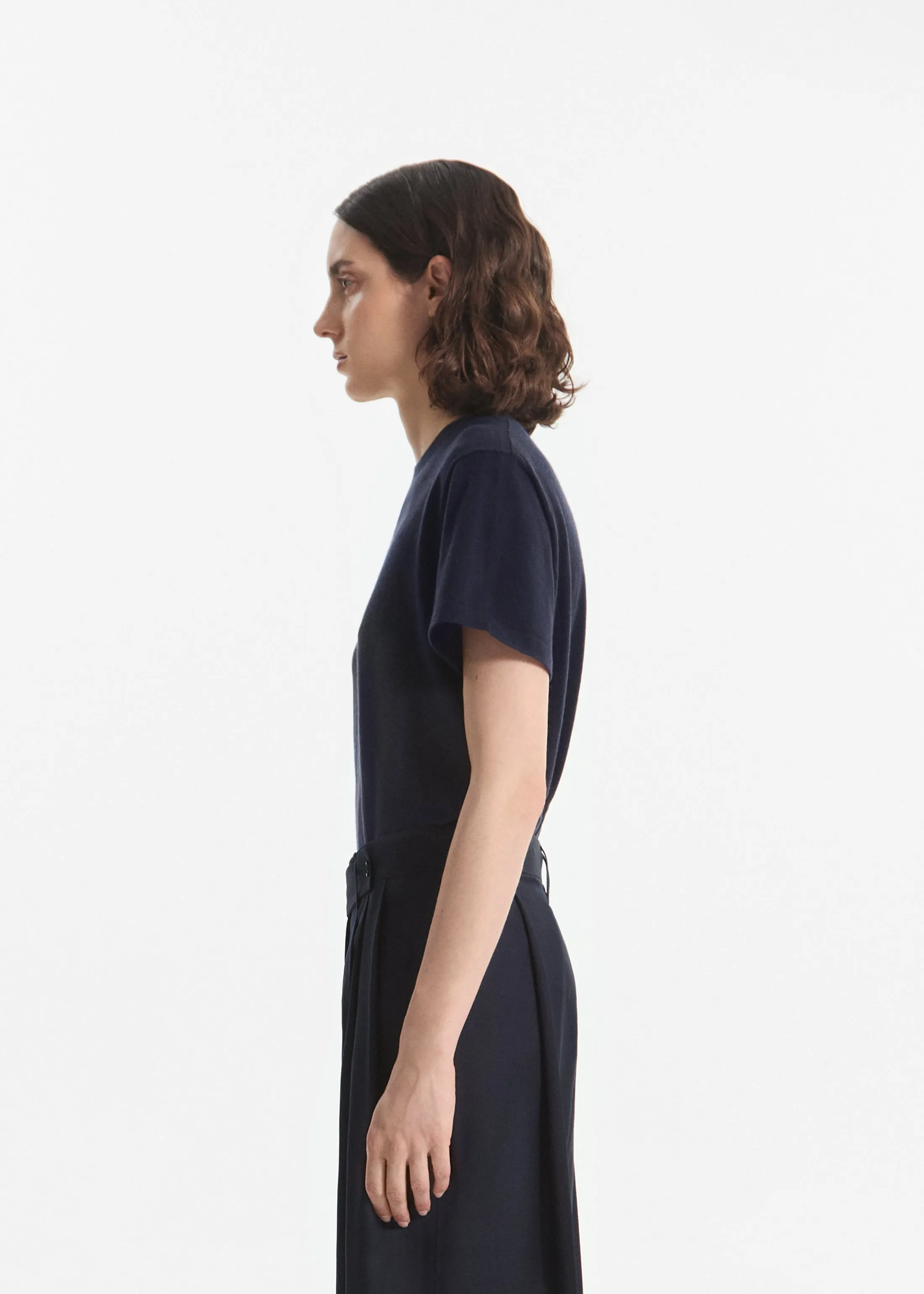 T-Shirt in Fine Cashmere - Nocturne sold by CO product image thumbnail 2