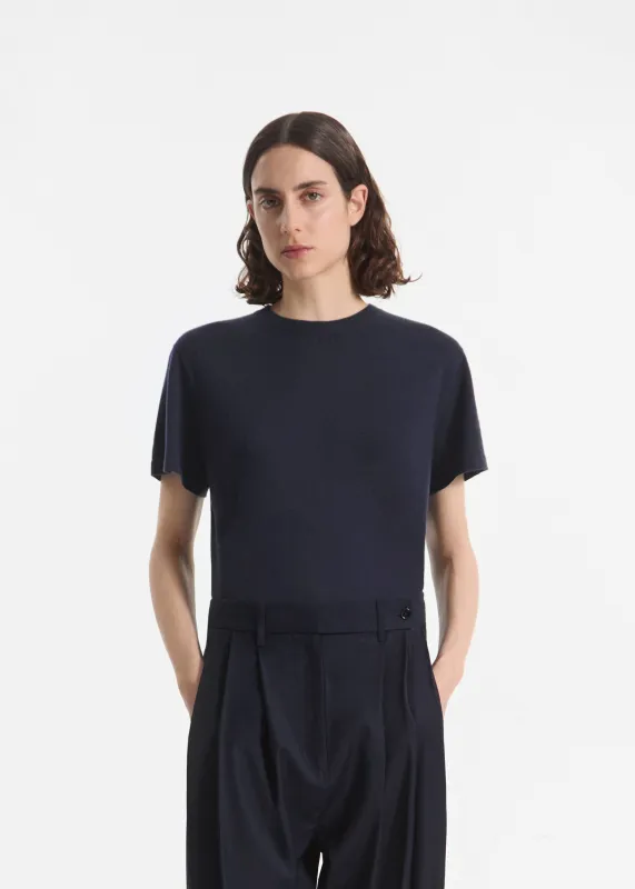 T-Shirt in Fine Cashmere - Nocturne made by CO