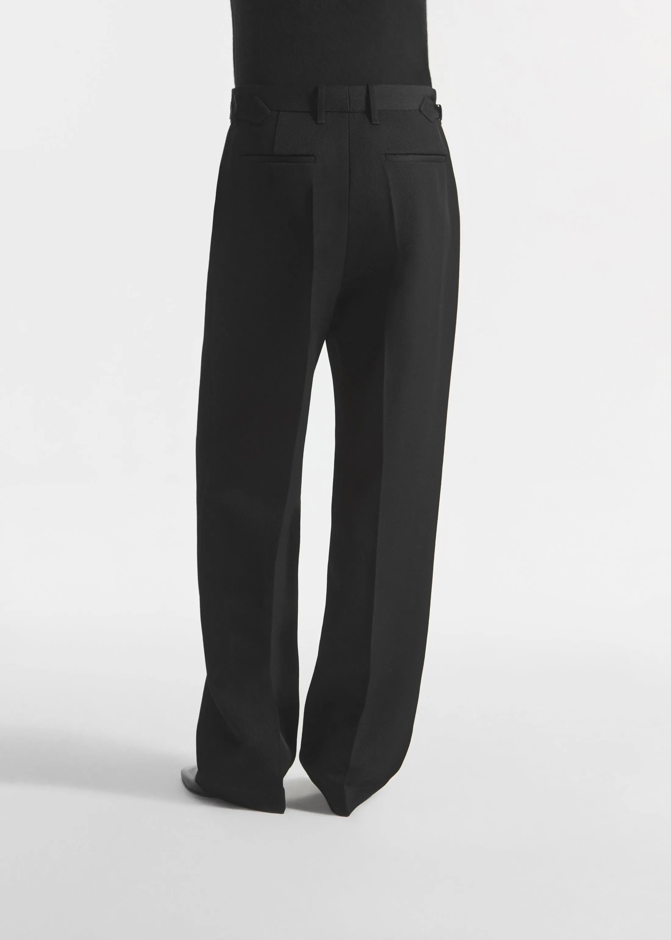 Low Rise Trousers in Wool - Black sold by CO product image thumbnail 3