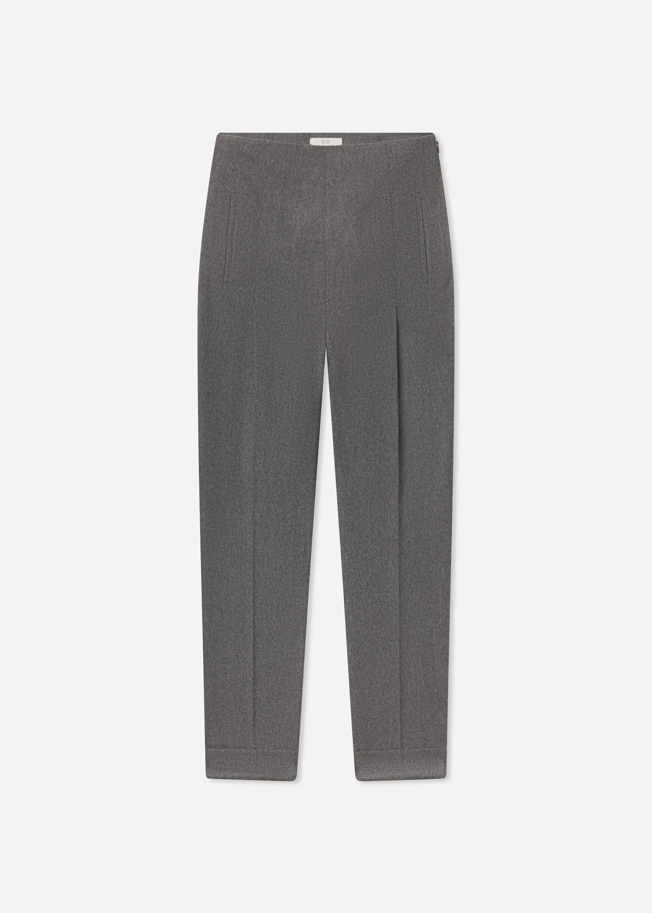 High Waisted Jodphur in Wool Cashmere - Grey Melange sold by CO product image thumbnail 4