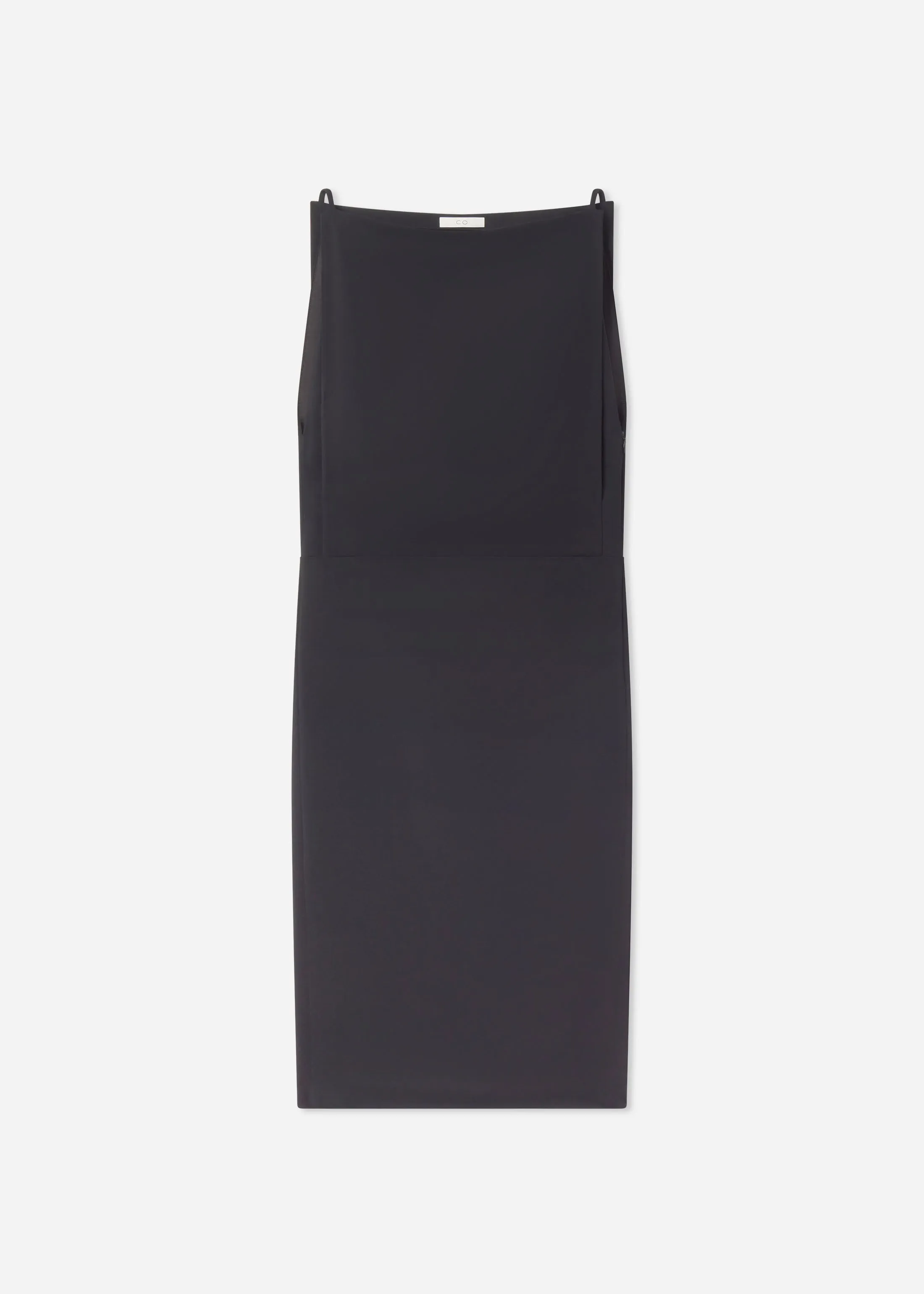 Bateau Shift Dress in Crepe - Black sold by CO product image thumbnail 5