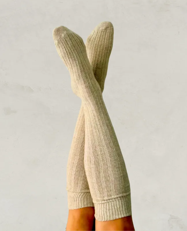 Swedish Stockings 'Bodil' Wool/Cashmere Socks Knee High sold by COCLICO