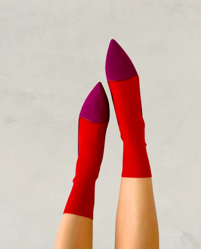 Maria La Rosa 'English' Silk & Cashmere Socks sold by COCLICO