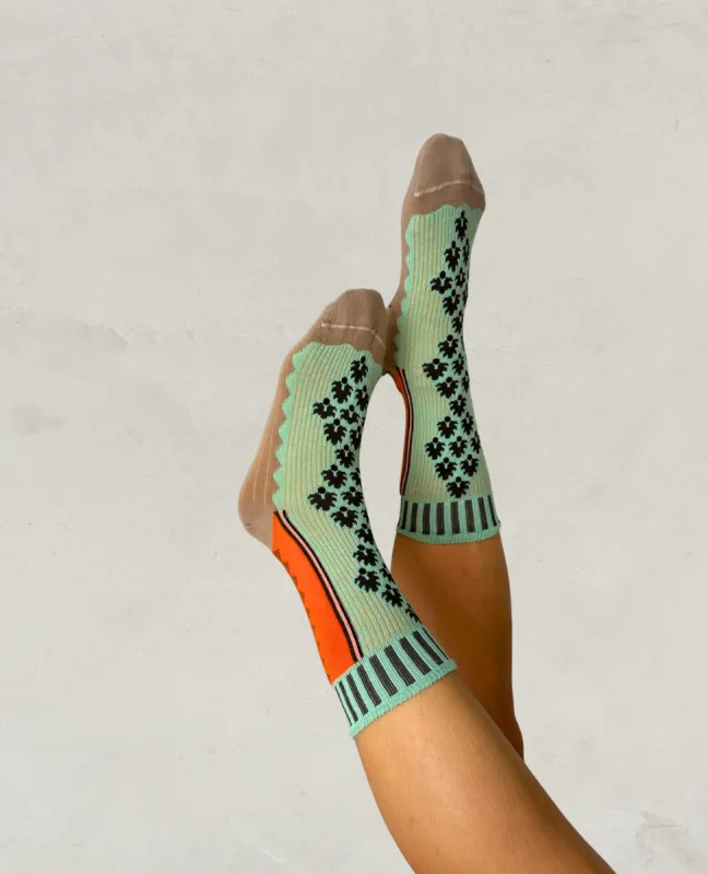 Exquisite J 'Pine Cone' Socks made by COCLICO