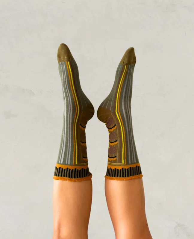 Exquisite J 'Tapestry' Ramage Socks made by COCLICO