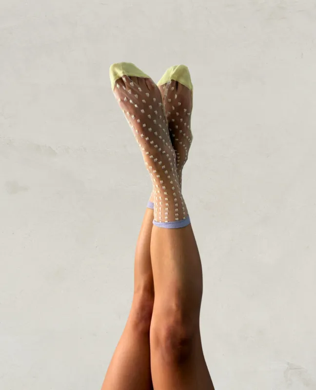 Atelier St Eustache 'Crescent Dunes' Socks made by COCLICO