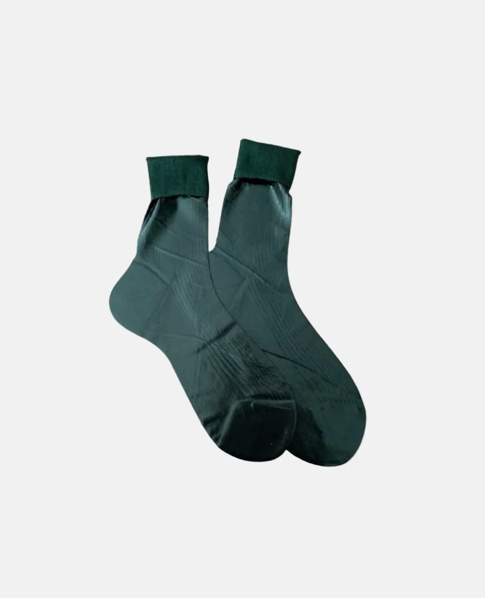 Maria La Rosa Cipresso Metallic Silk Socks sold by COCLICO product image thumbnail 3
