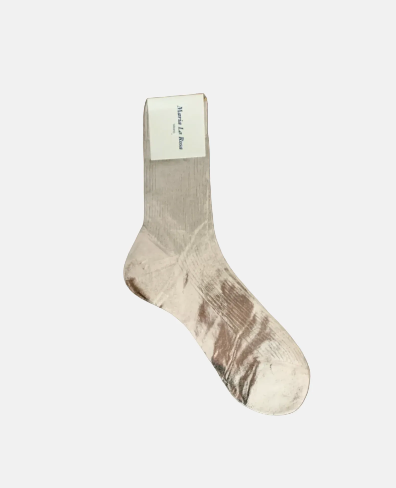 Maria La Rosa Platino Metallic Silk Socks sold by COCLICO product image thumbnail 4