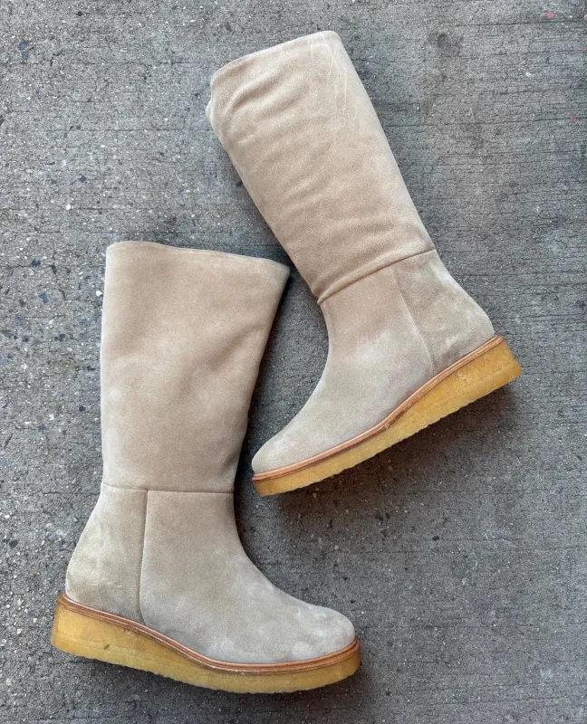 Warehouse Sale - Hyssop Shearling Boot Sabbia made by COCLICO