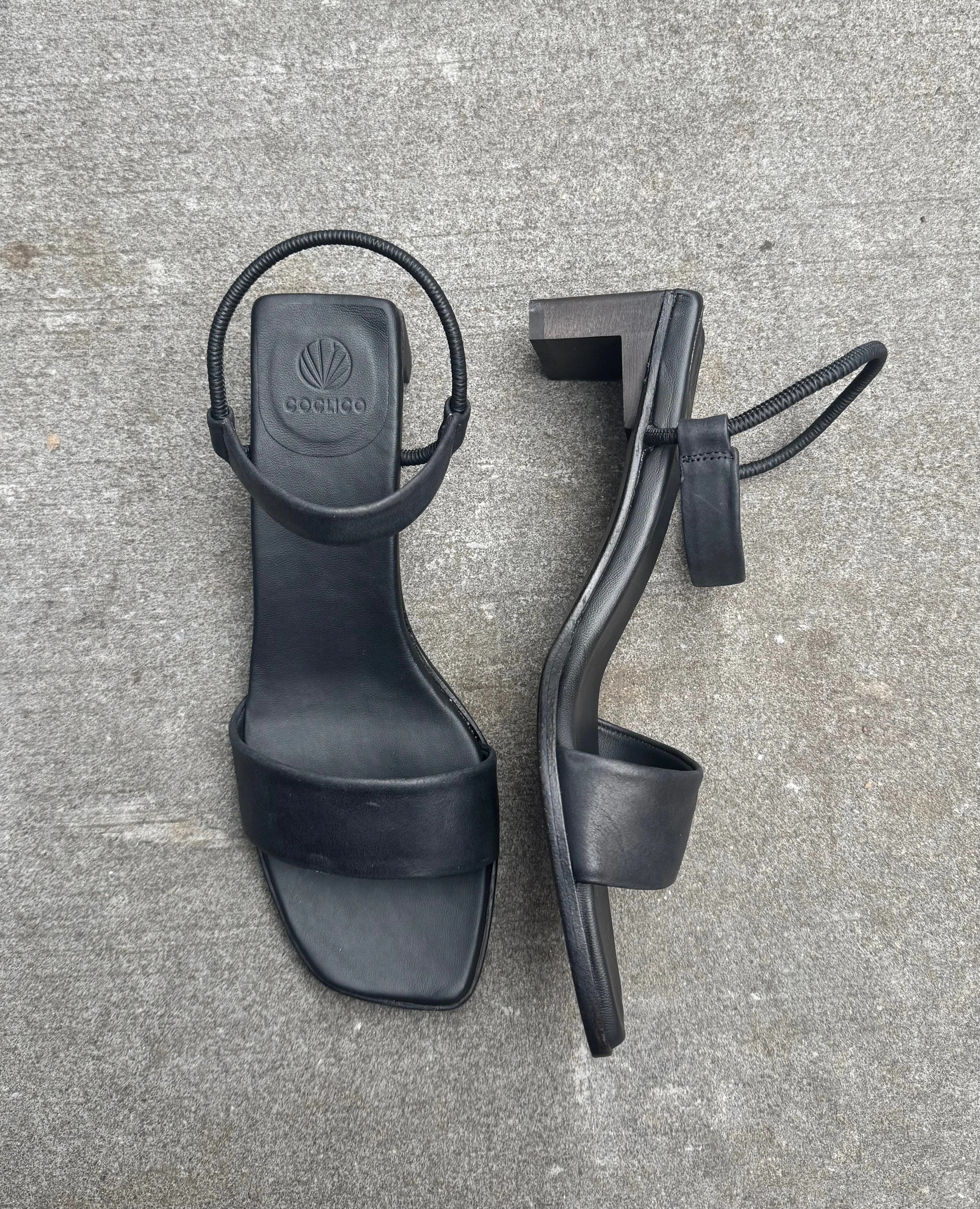 Warehouse Sale - Nimbus Heeled Sandal Black sold by COCLICO