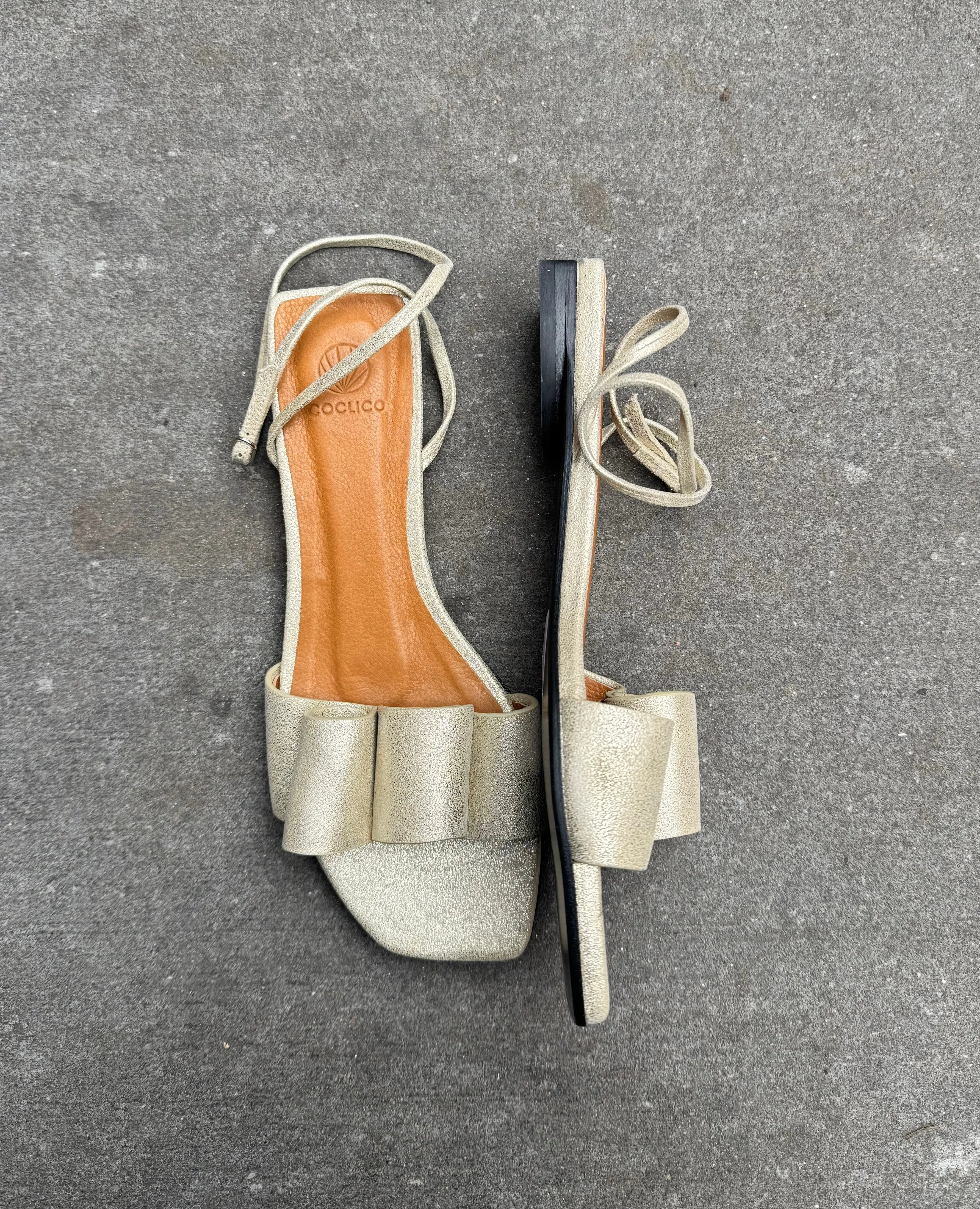 Warehouse Sale - Florance Sandal Champagne sold by COCLICO