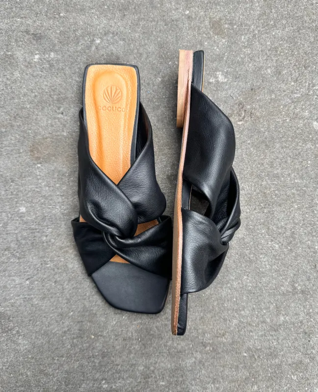 Warehouse Sale -  Fisk Sandal 1.0 Black made by COCLICO
