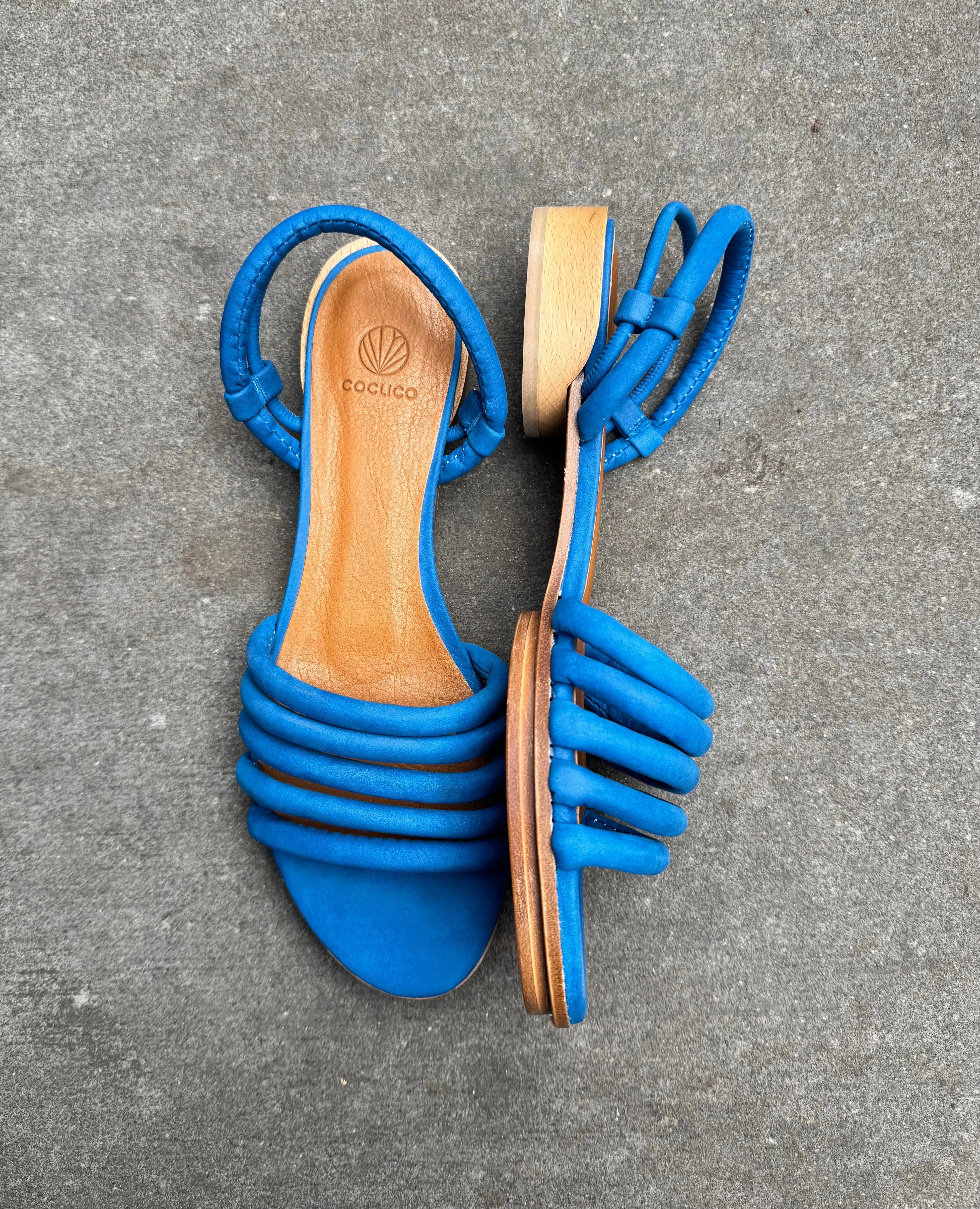 Warehouse Sale - Emma Sandal Blu Reale sold by COCLICO