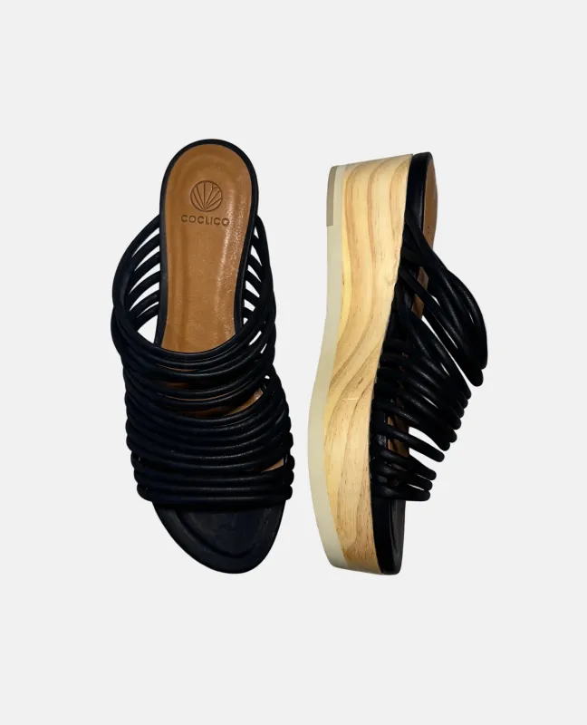 Warehouse Sale -  Anousheh Sandal Black made by COCLICO