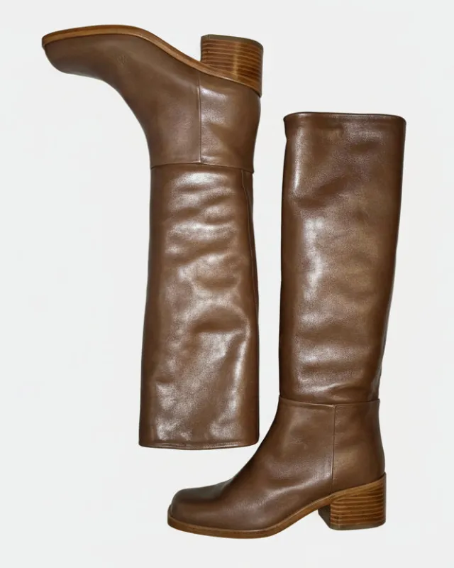 Warehouse Sale - Alto Tall Boot Taupe made by COCLICO