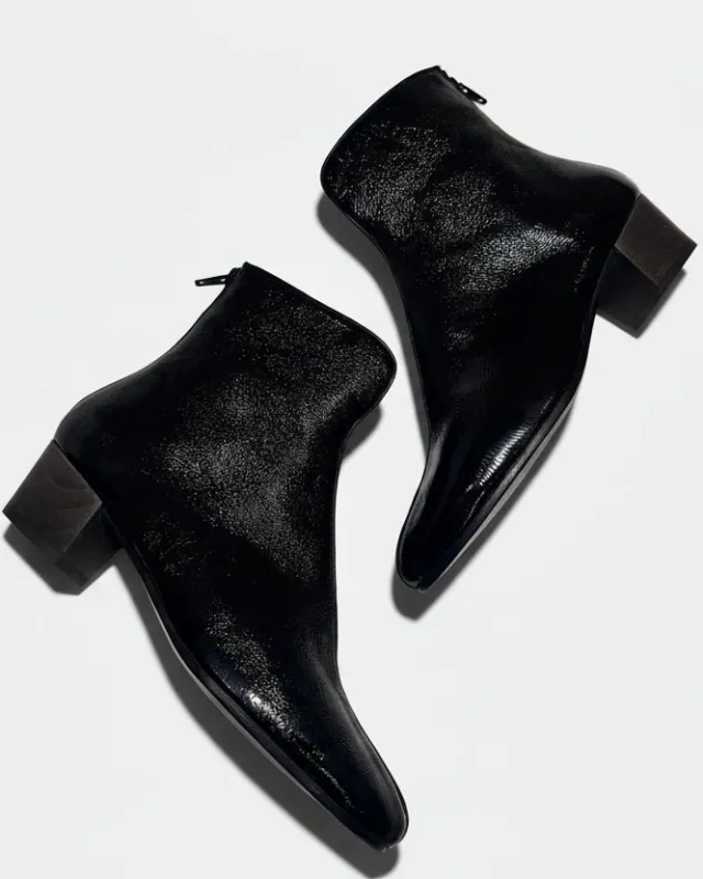 Warehouse Sale -  Celia Boot Patent Black sold by COCLICO