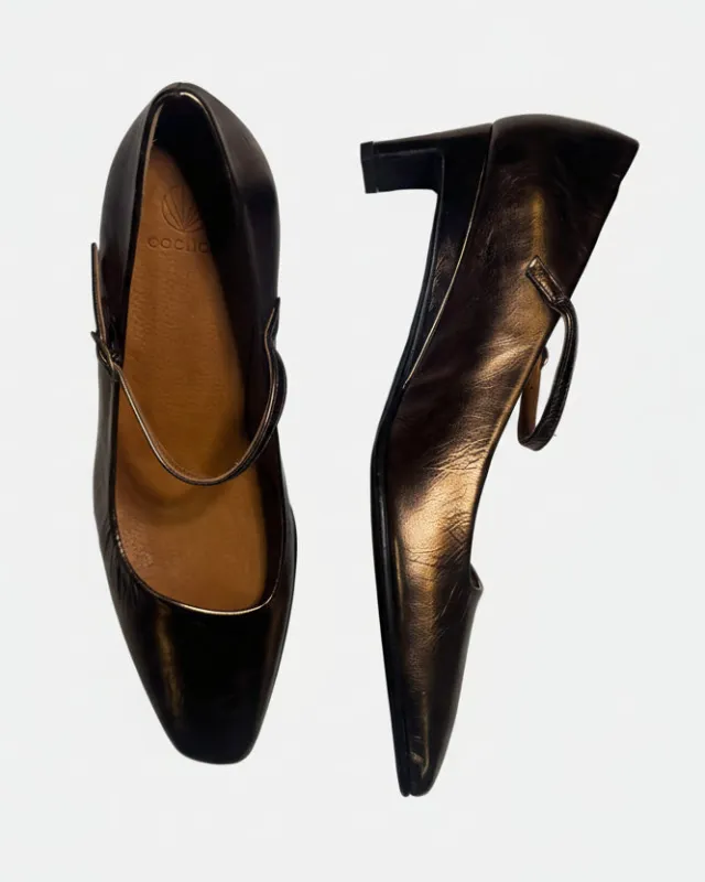 Warehouse Sale -  Sass Mary Jane Bronze made by COCLICO