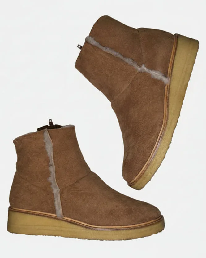 Warehouse Sale - Hoppy Shearling Boot Camel sold by COCLICO