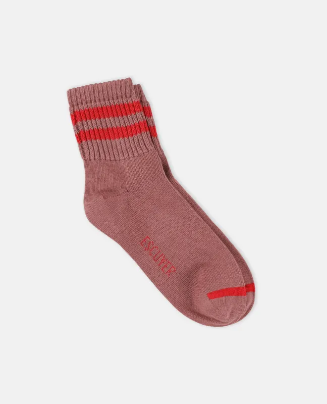 Escuyer Striped Ankle Socks made by COCLICO