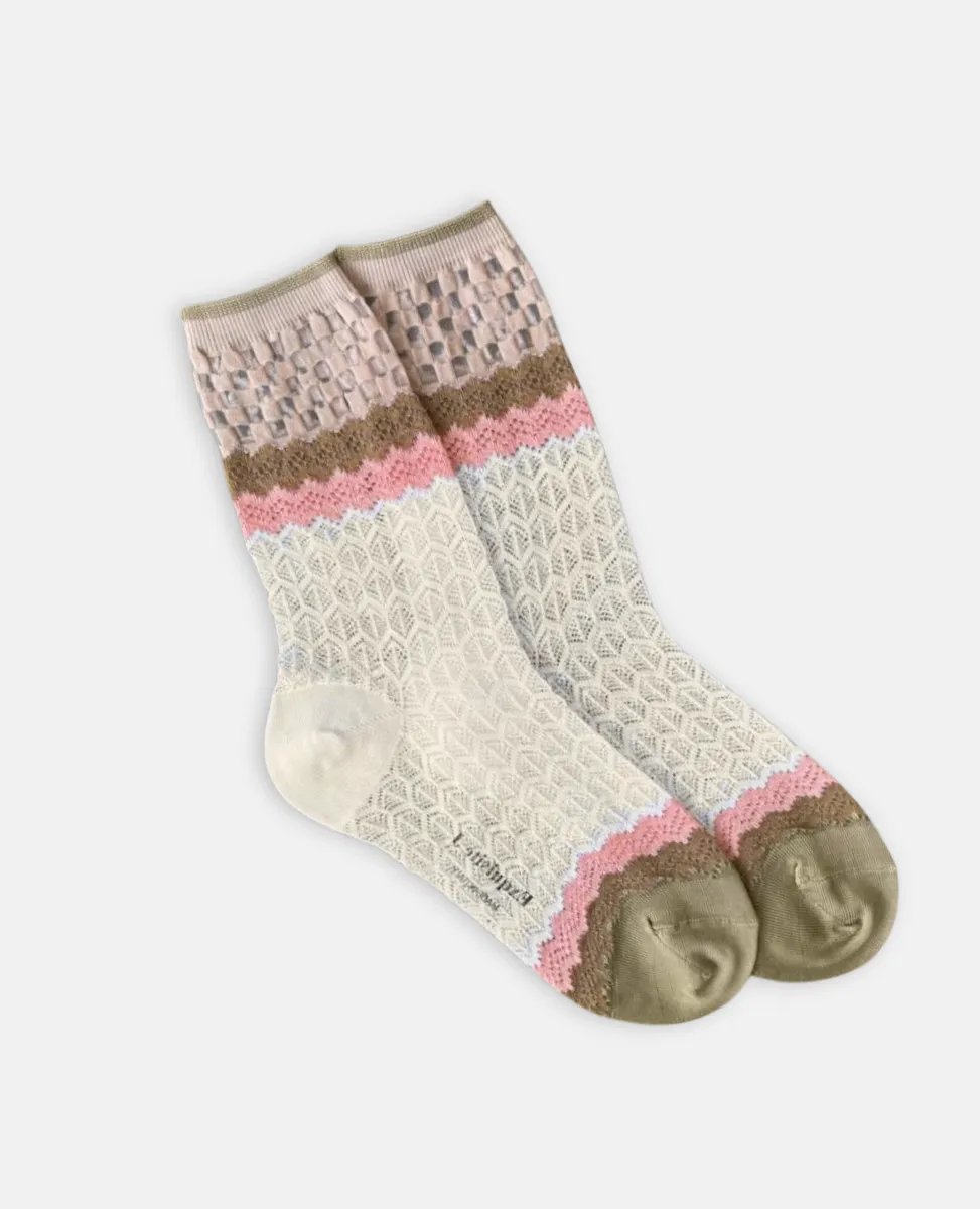Exquisite J 'Holey Zig Zag' Socks sold by COCLICO product image thumbnail 2