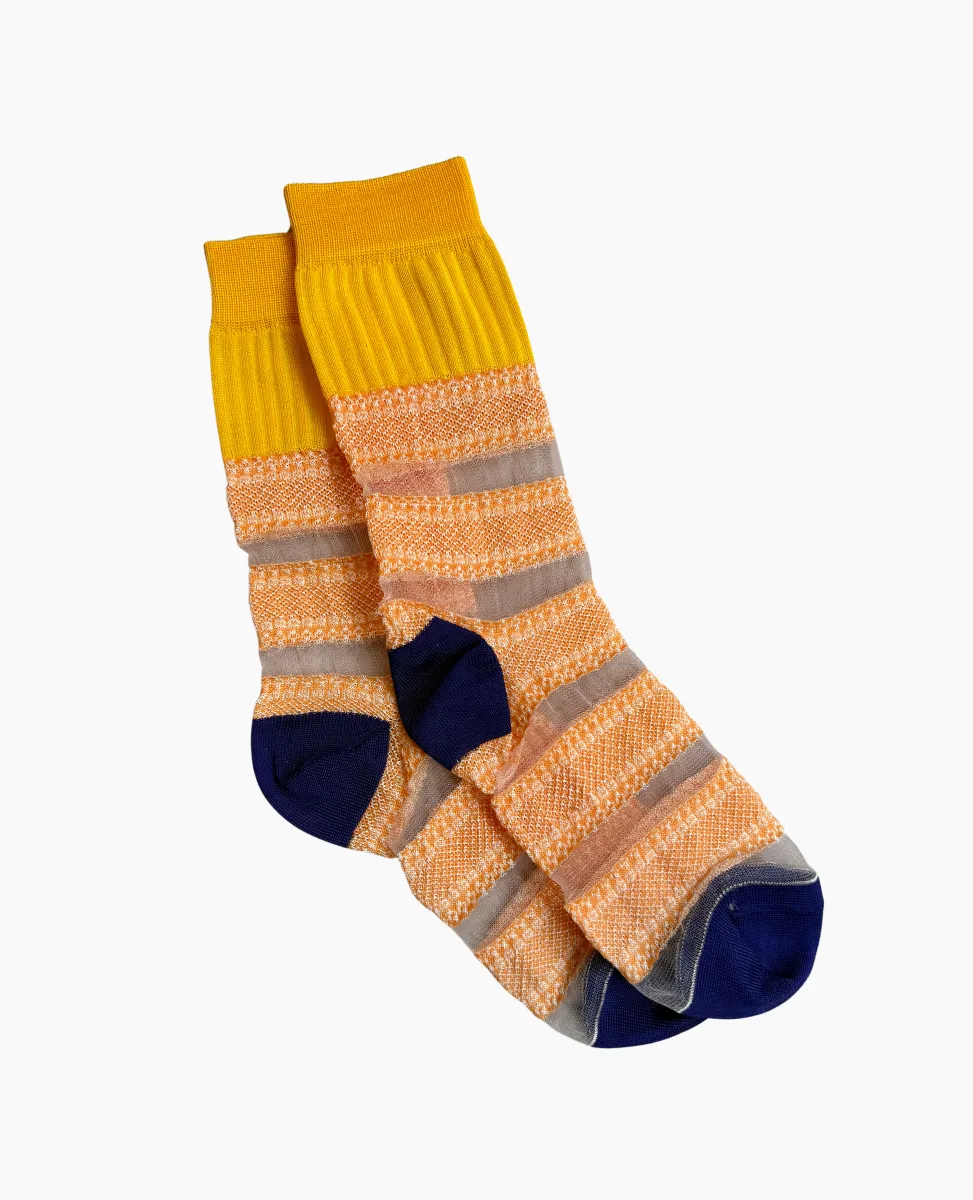 Exquisite J 'Transparent Stripes' Socks sold by COCLICO product image thumbnail 2