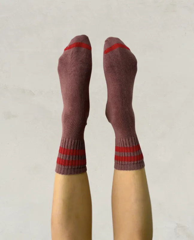 Escuyer Striped Ankle Socks made by COCLICO
