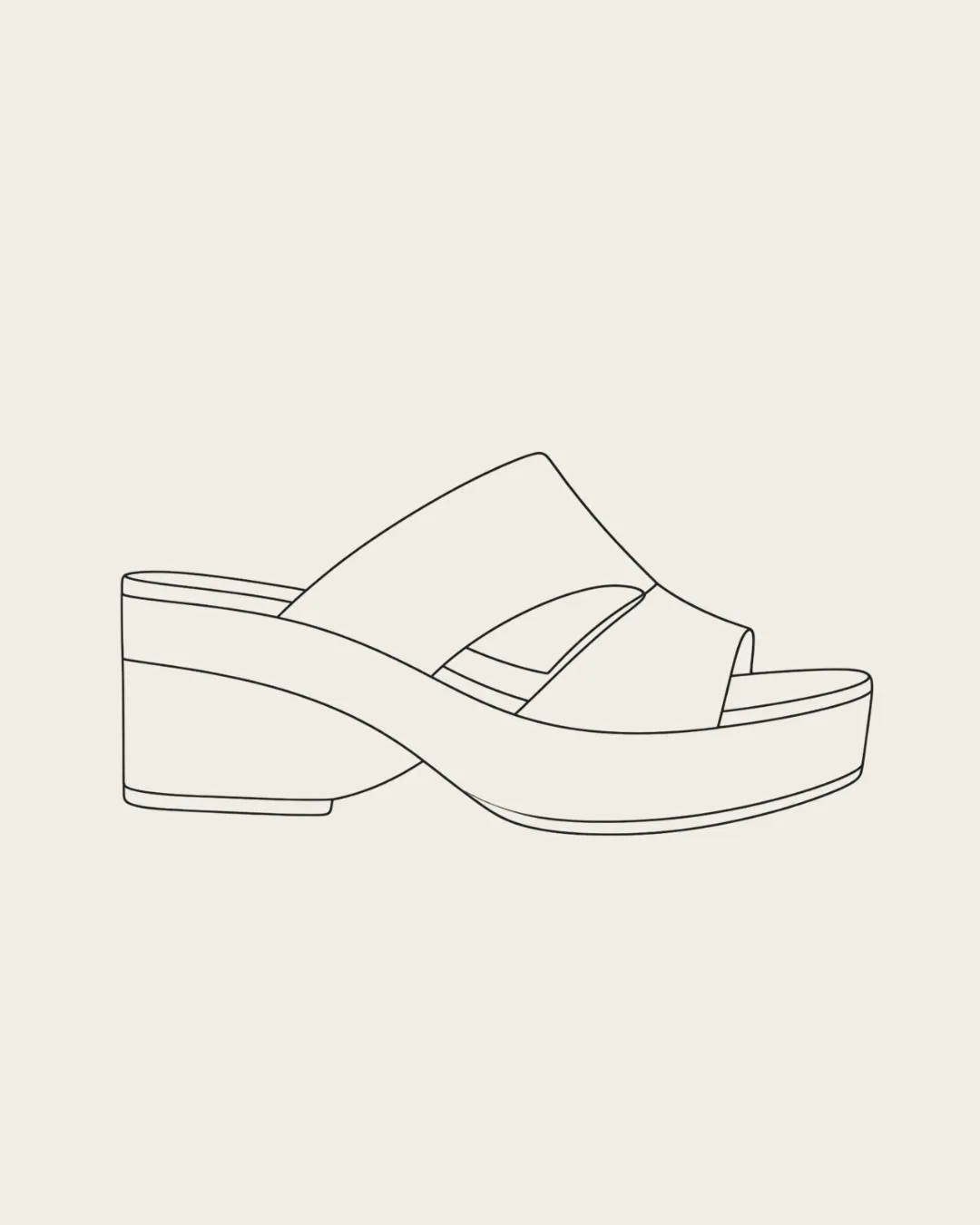 WHOLESALE Lessing Platform Sandal sold by COCLICO product image thumbnail 4