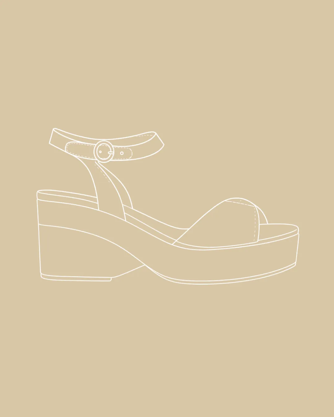 WHOLESALE L'eclisse Platform Sandal sold by COCLICO product image thumbnail 2