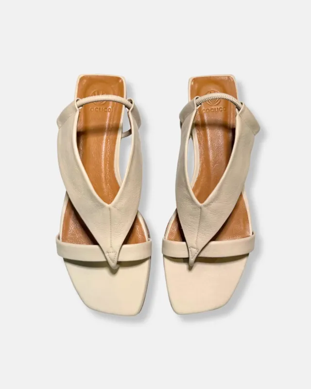 Archive Sale - Finch Sandal Latte made by COCLICO