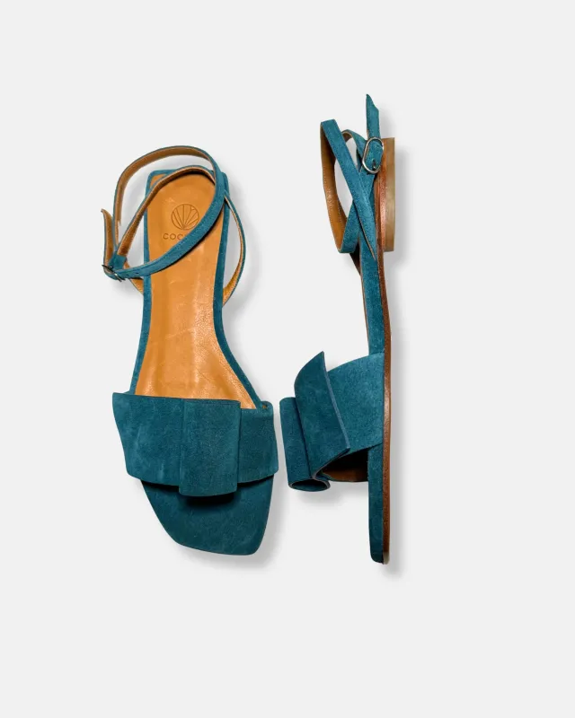 Archive Sale - Frances Sandal Petrol made by COCLICO