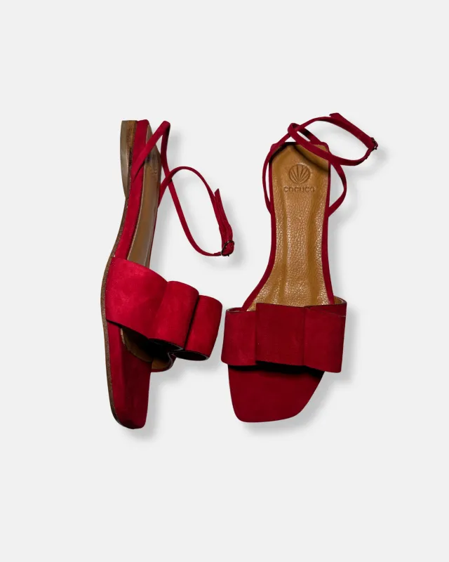 Archive Sale - Florence Sandal Zen Red made by COCLICO