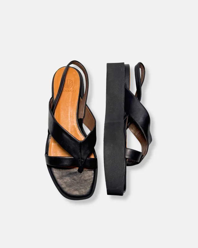 Archive Sale - Iryna Sandal 1.0 Black made by COCLICO