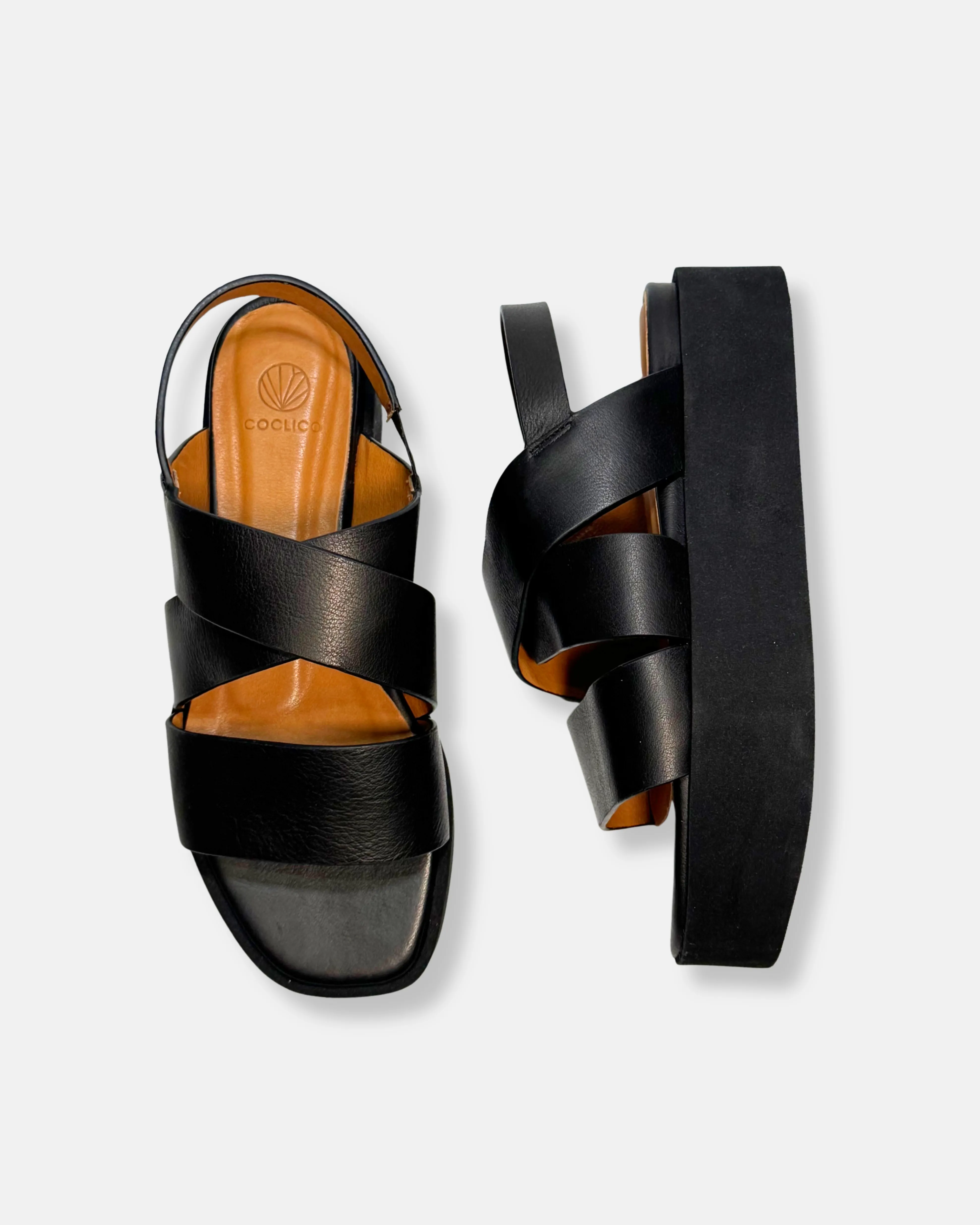 Archive Sale - Iona Sandal Black sold by COCLICO
