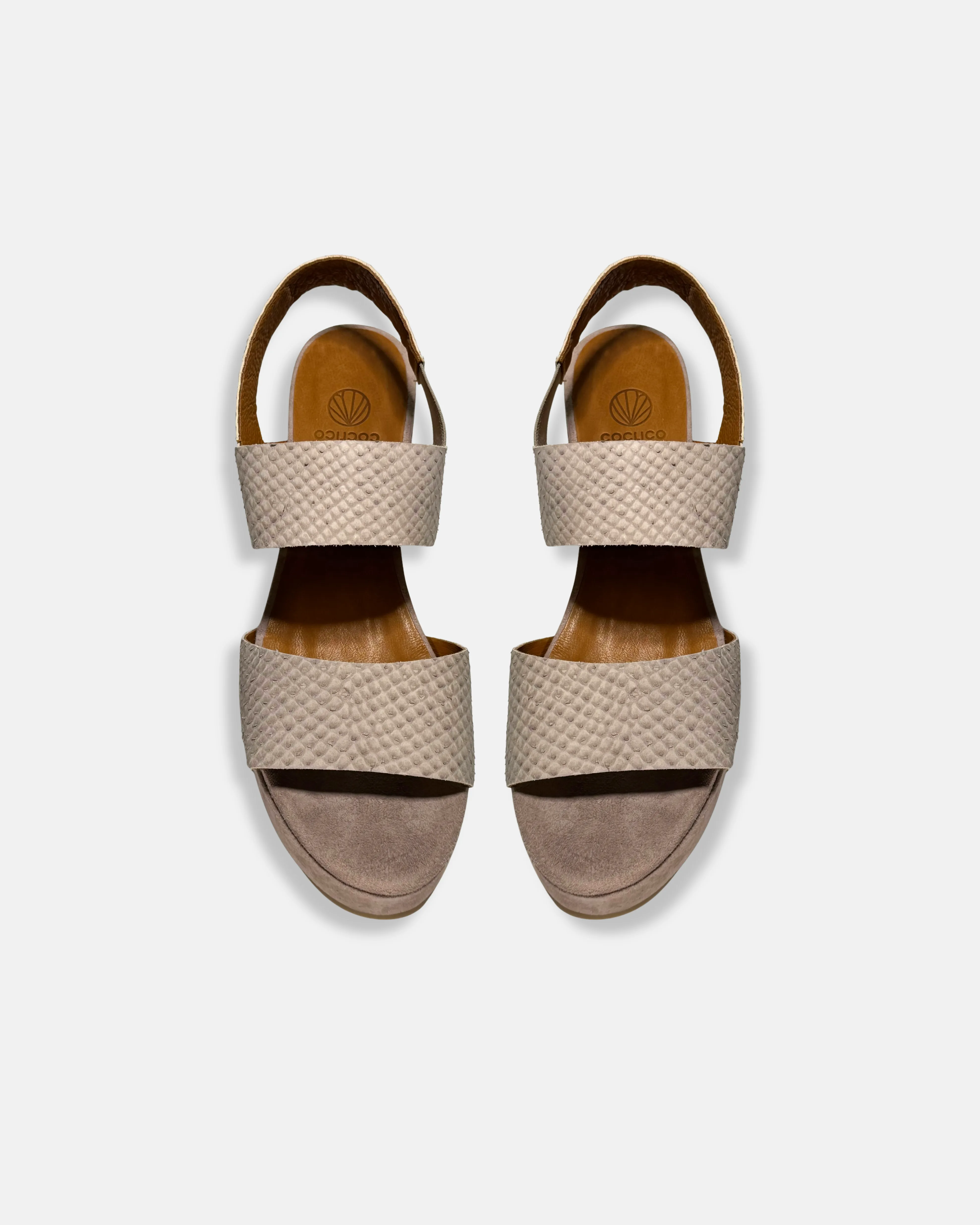 Archive Sale - Leonora Wedge Sandal Guanto Cloud sold by COCLICO product image thumbnail 2