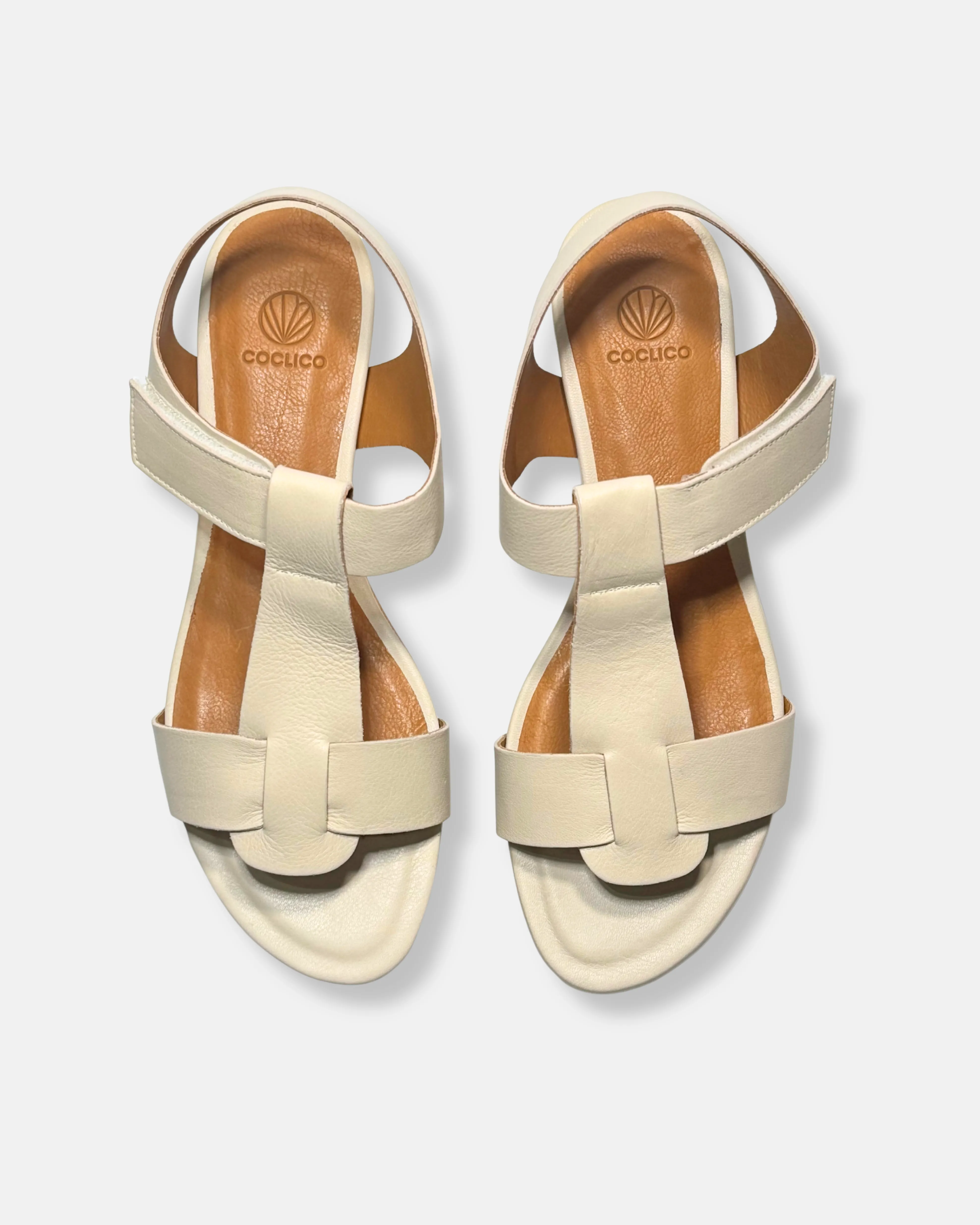 Archive Sale - Ally Wedge Sandal Greige sold by COCLICO product image thumbnail 2