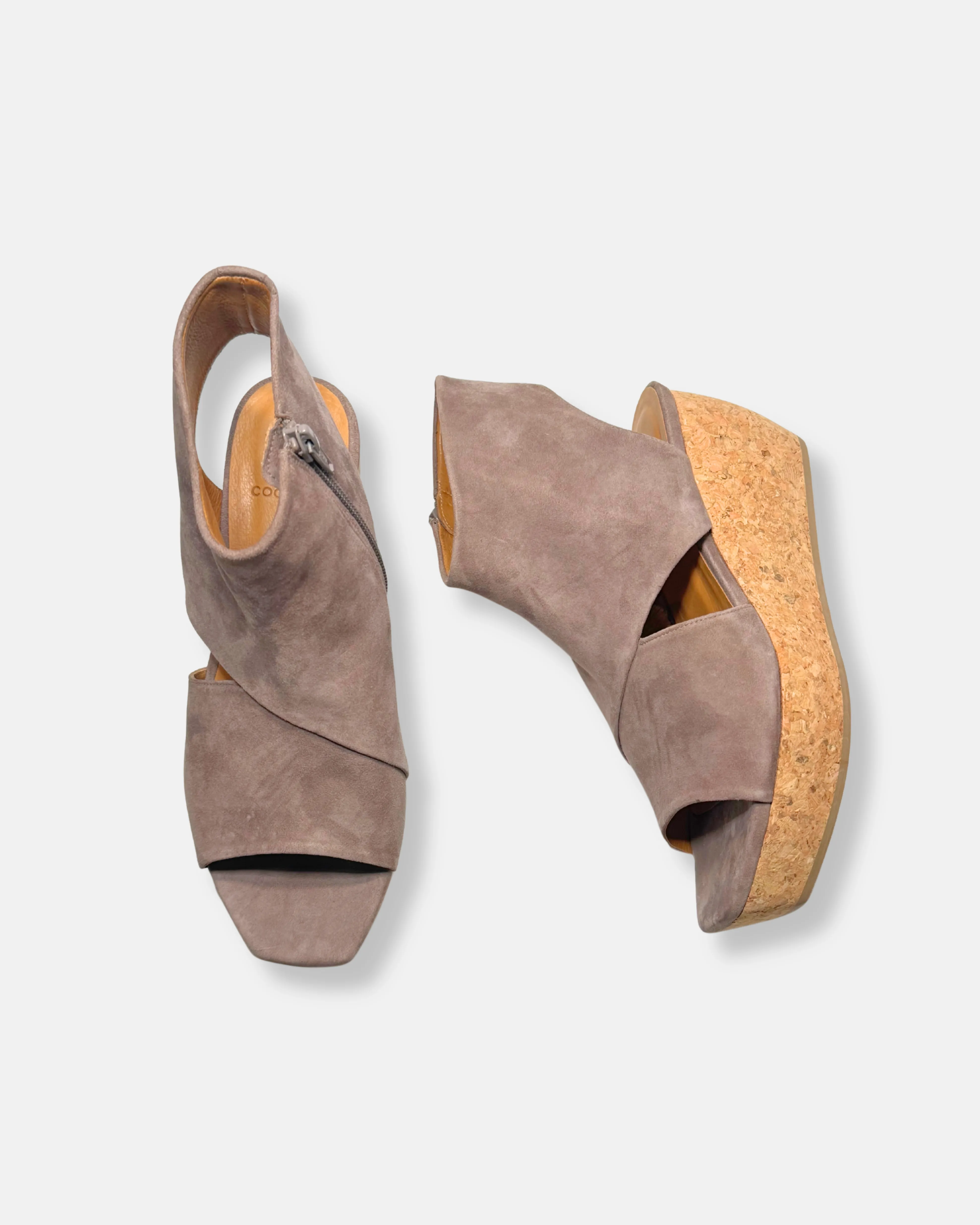 Archive Sale - Marcy Wedge Sandal Smoke sold by COCLICO