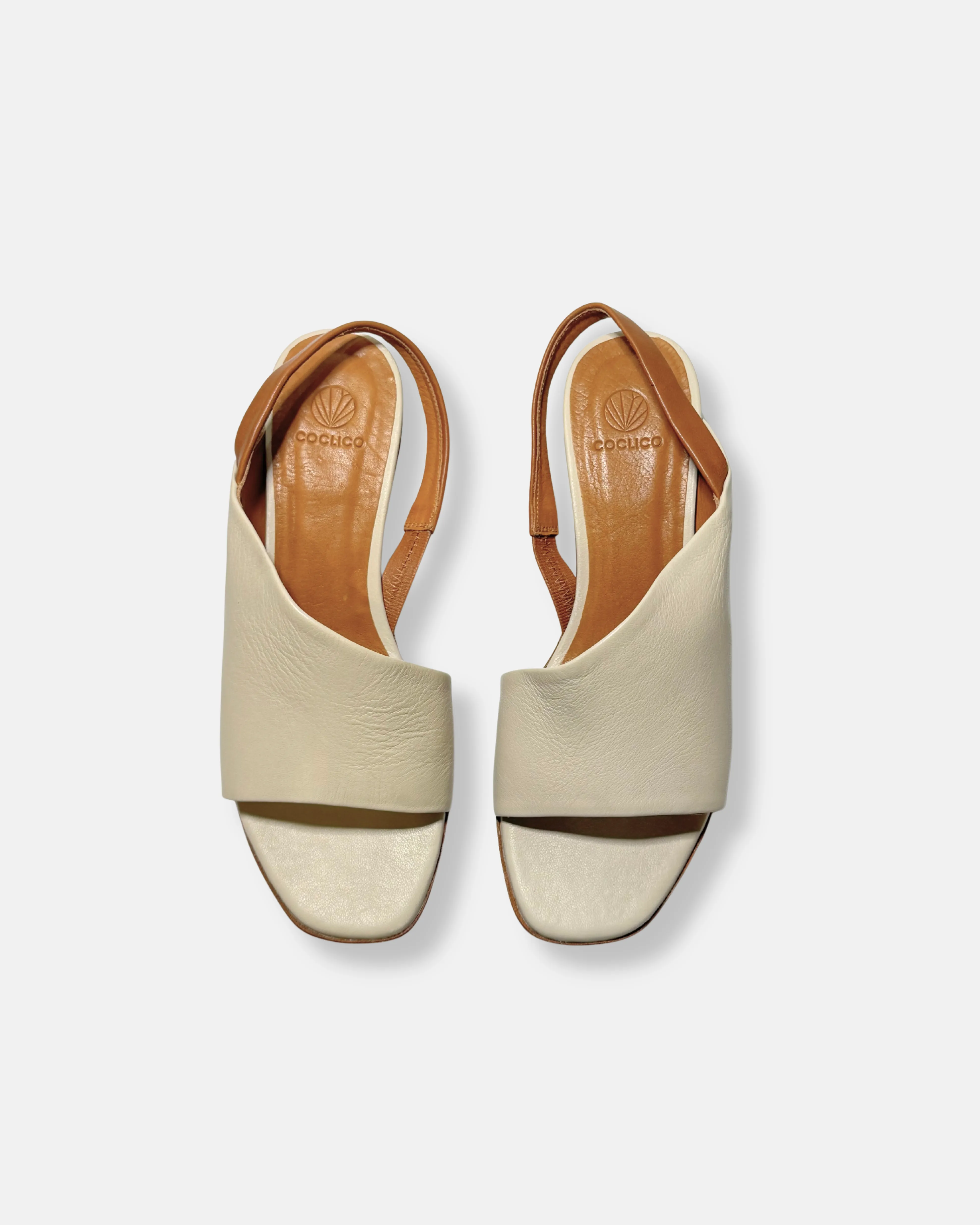 Archive Sale - Oka Wedge Sandal Greige sold by COCLICO product image thumbnail 2